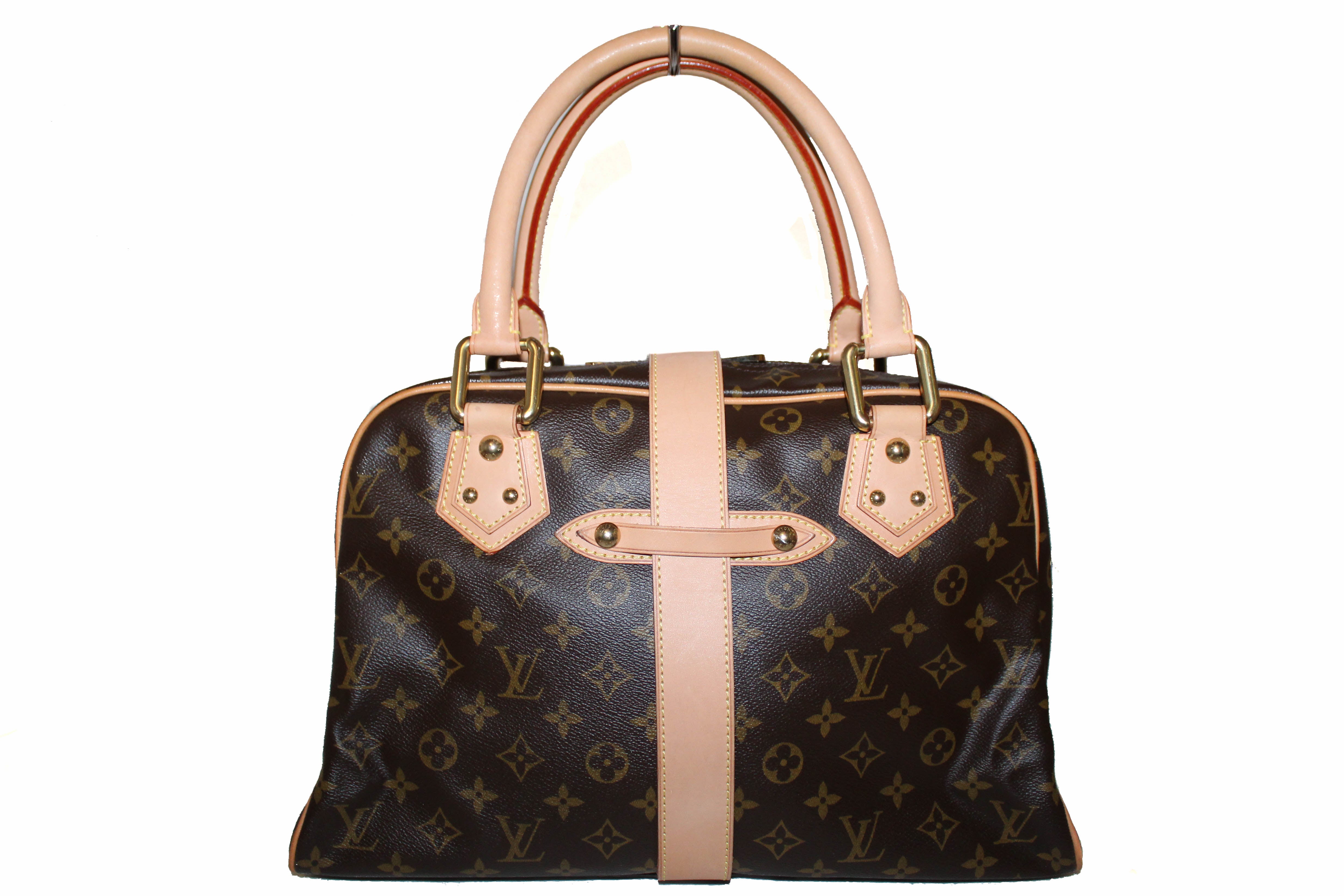 Authentic Louis Vuitton Monogram Manhattan GM Handbag - Luxury Designer Tote Bag for Women, Perfect for Work, Travel & Everyday Use