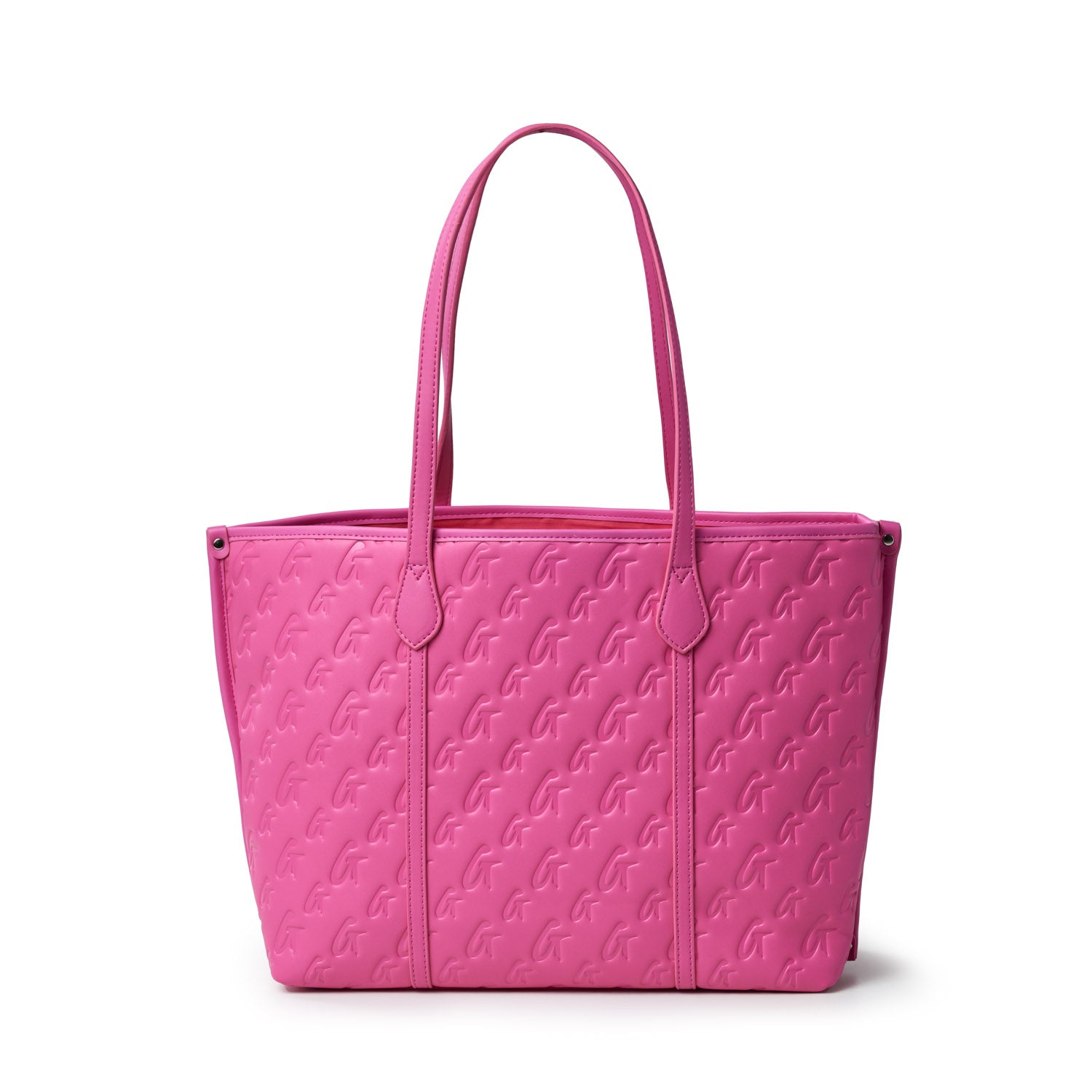 MONOGRAM SLEEK TOTE BAG - HOT PINK | Luxury Designer Handbag for Women | Perfect for Work, Travel & Everyday Use