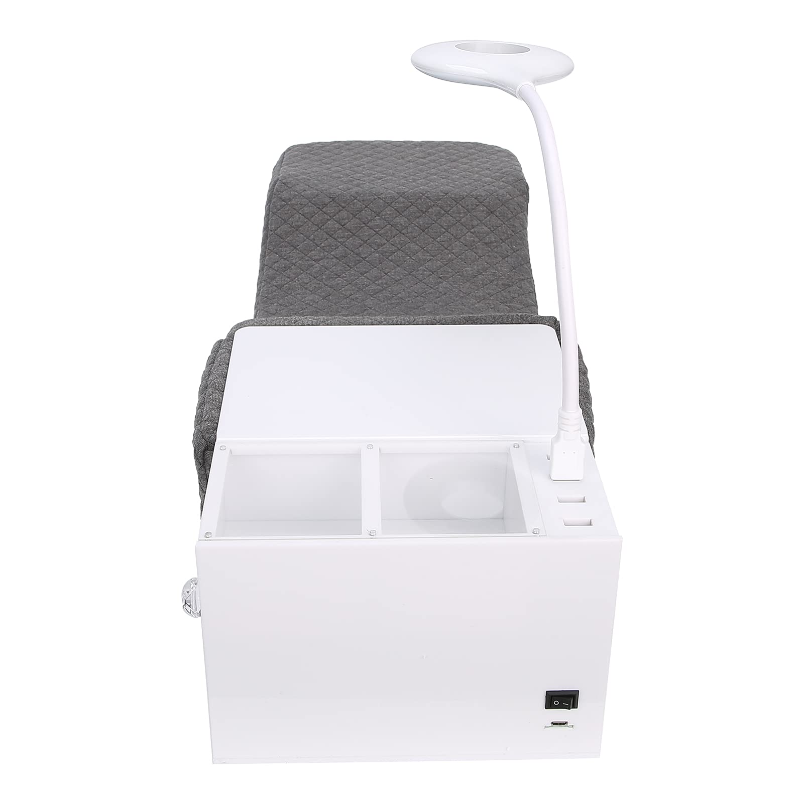 Professional Eyelash Extension Neck Pillow with Acrylic Shelf Organizer & USB Desk Lamp - Ergonomic Beauty Tool for Lash Artists, Salon Display & Makeup Organization - Perfect for Home & Professional Lash Studios