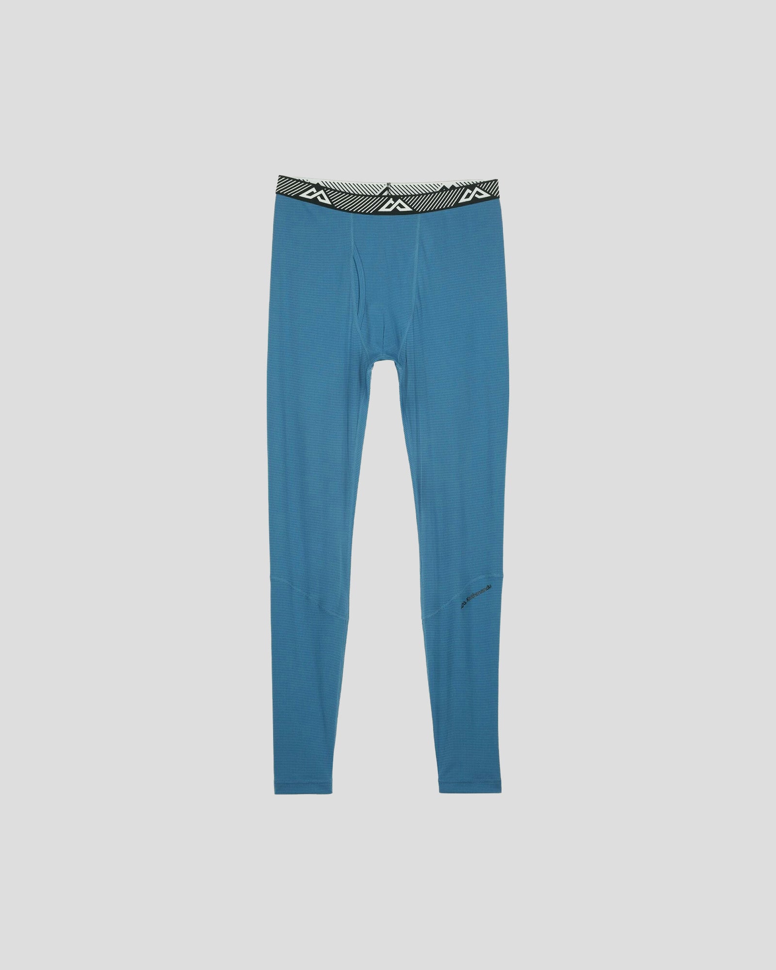 KMDAction Men's Thermal Underwear Long Johns Pants - Steel Blue - Warm Base Layer for Winter, Outdoor Activities & Cold Weather
