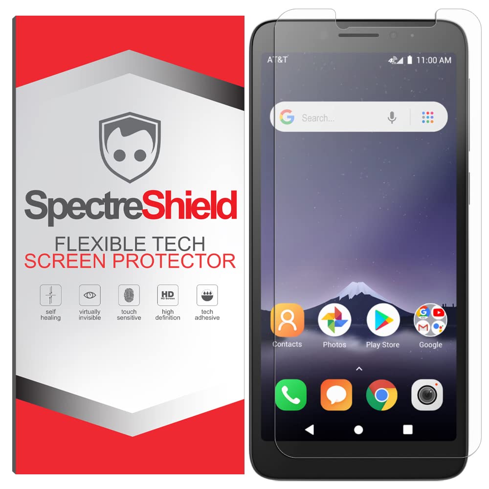 Spectre Shield Screen Protector for Alcatel Insight - Case Friendly, Flexible Full Coverage Clear TPU Film - Perfect for Everyday Protection & Scratch Resistance