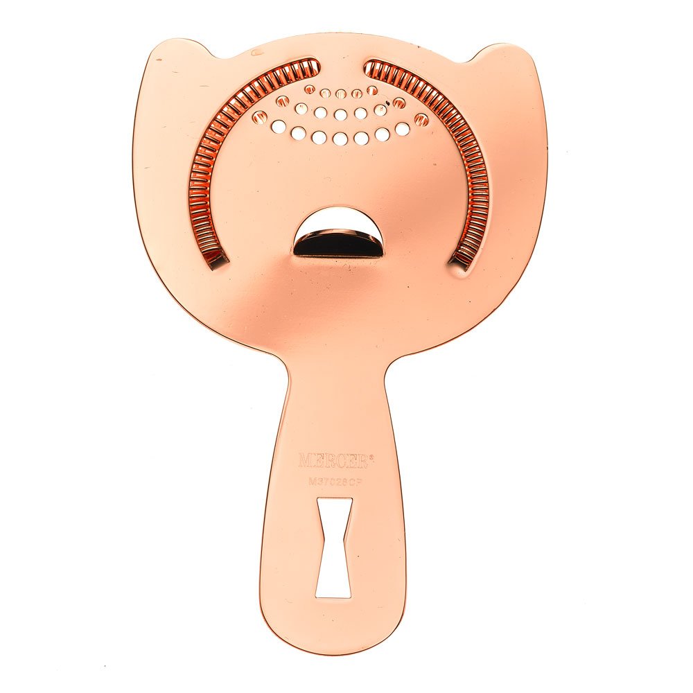 Barfly Heavy Duty Spring Bar Strainer - Copper Plated Cocktail Strainer for Professional Bartenders & Home Mixologists | Perfect for Craft Cocktails, Mixing Drinks & Bar Tools Collection