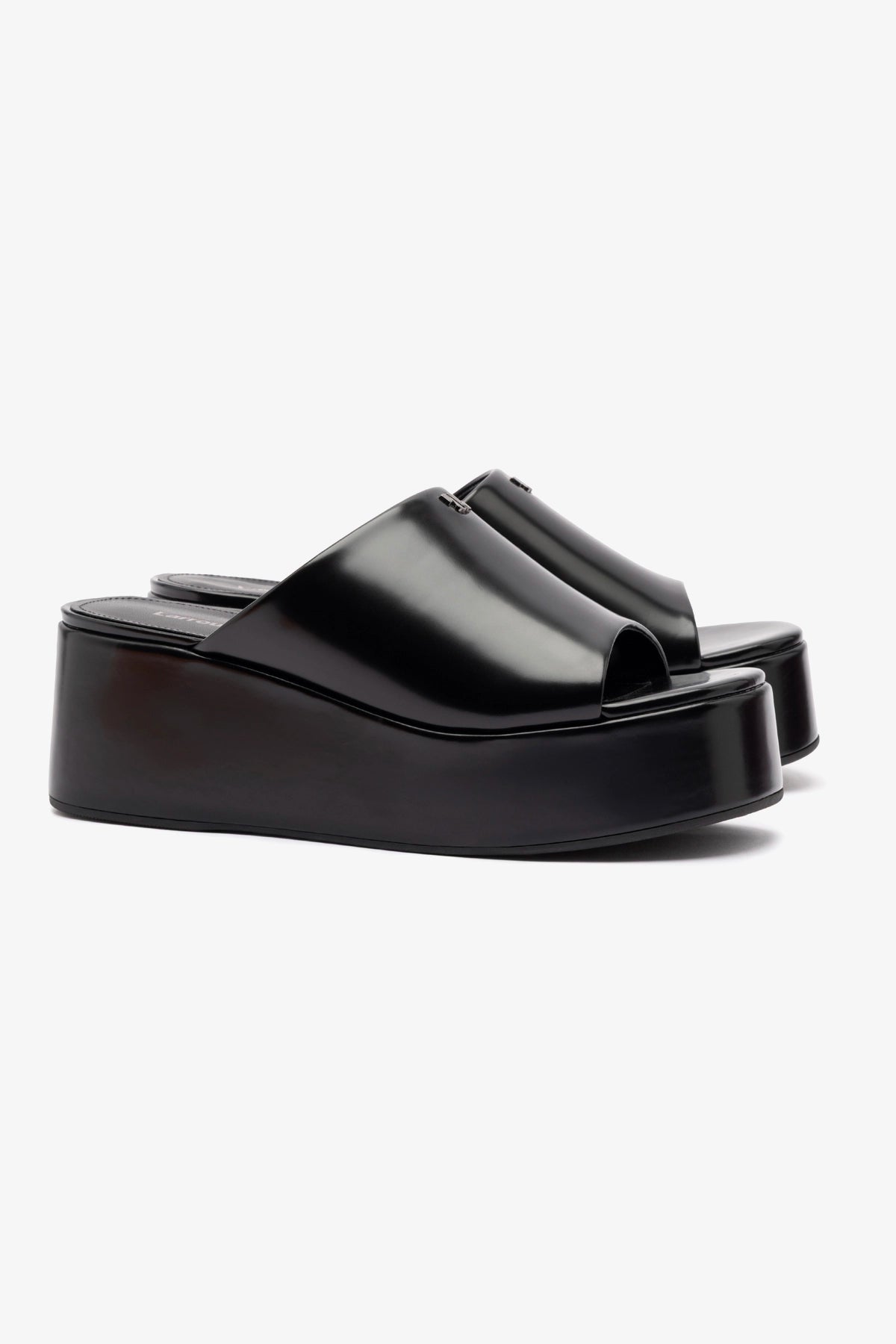 Charli Box Mule Shoes for Women - Genuine Black Leather Slip-On Loafers | Comfortable Casual & Office Wear | Perfect for Work, Travel & Everyday Outfits