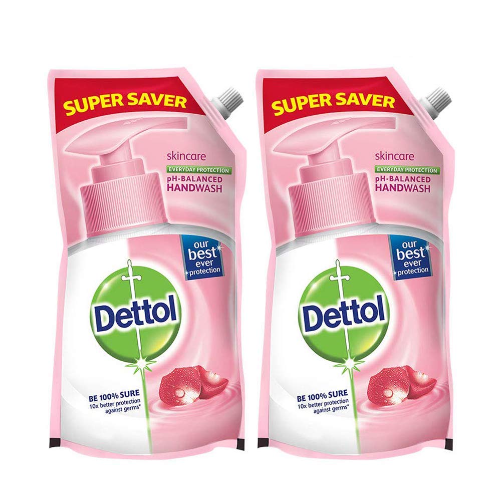 Dettol Antibacterial Liquid Soap Refill 750ml (Pack of 2) - Gentle Skin Cleanser for Hands & Body | Perfect for Home, Office & Gym Use