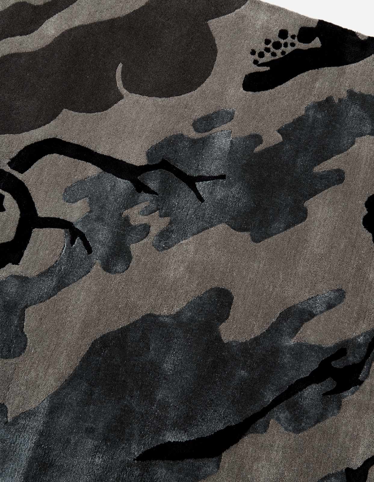 2159 DPM: Small Bonsai Forest Rug for Nighttime Decor - Perfect for Bedroom, Living Room & Zen Spaces