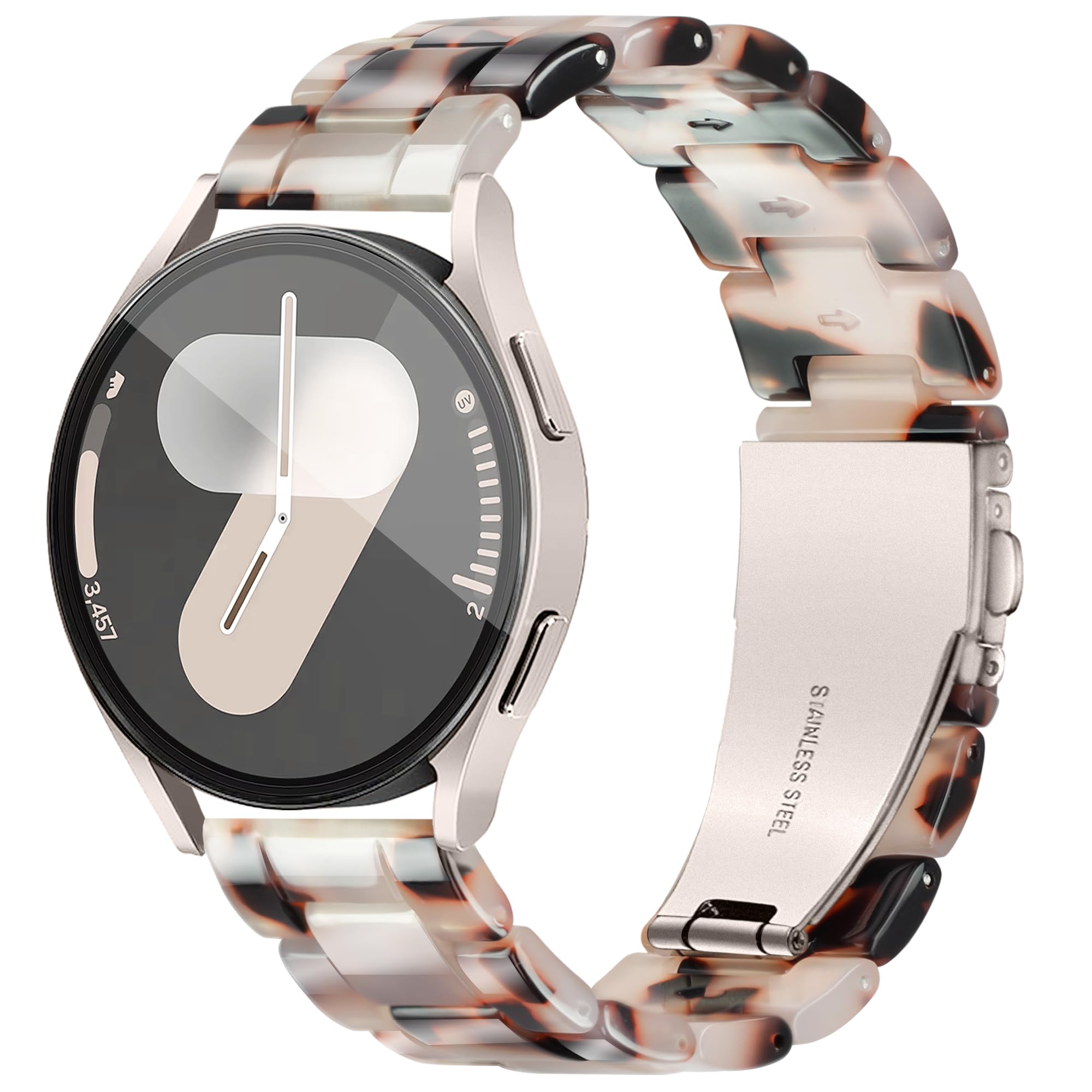 Samsung Galaxy Watch 7/6/5/4 Strap - Light Resin Band for Workout & Daily Use