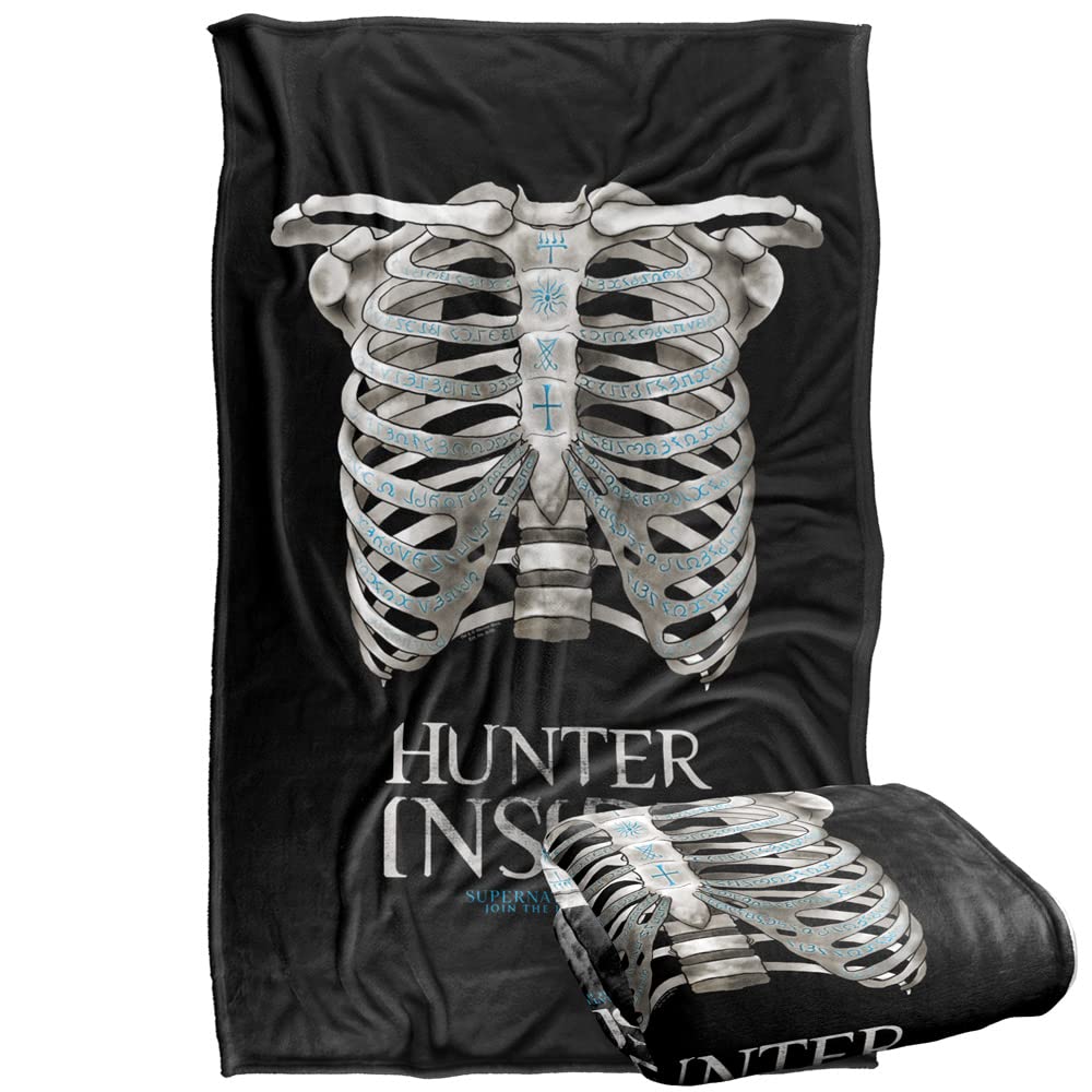 Supernatural Hunter Inside Silky Touch Super Soft Throw Blanket 36