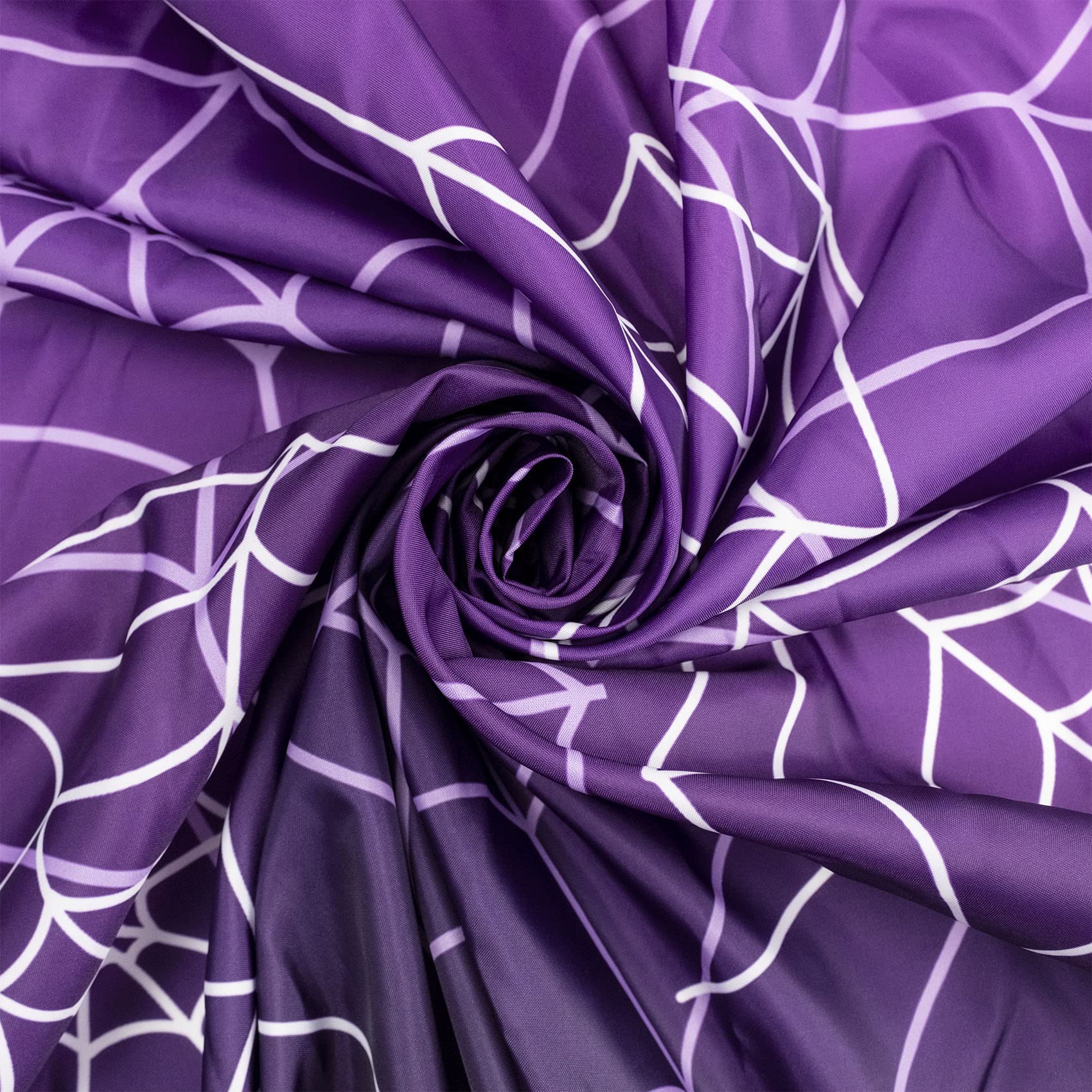 Spooky Halloween Shower Curtain with Spider Web Design - Purple Horror Bathroom Decor Set Includes 12 Hooks, 72x72 Inch Polyester Fabric - Perfect for Halloween Party Decorations, Haunted House Themes & Spooky Bathroom Makeovers