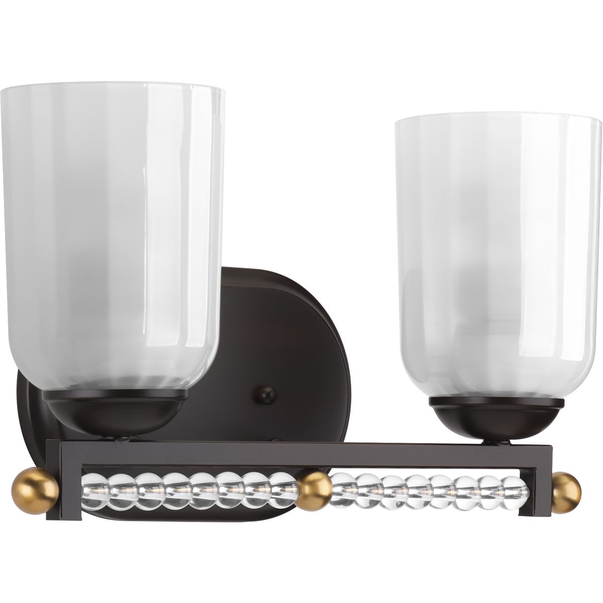 Carlyn Collection Two Light Bath Vanity Sconce - Modern Wall Mounted Lighting for Bathroom, Bedroom & Dressing Area
