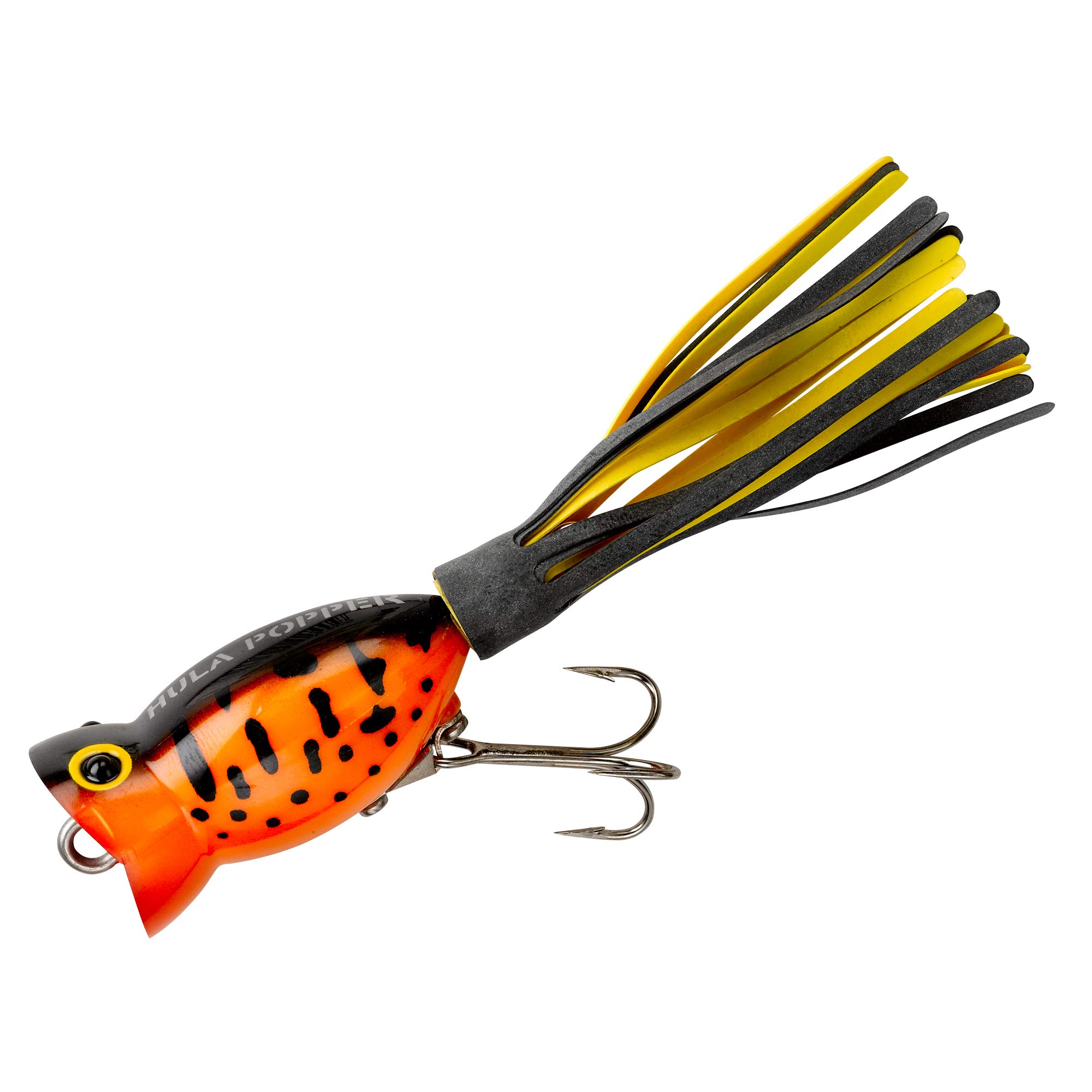 Topwater Bass Fishing Lure - Hula Popper with Realistic Action for Freshwater & Saltwater | Perfect for Casting, Trolling & Shore Fishing