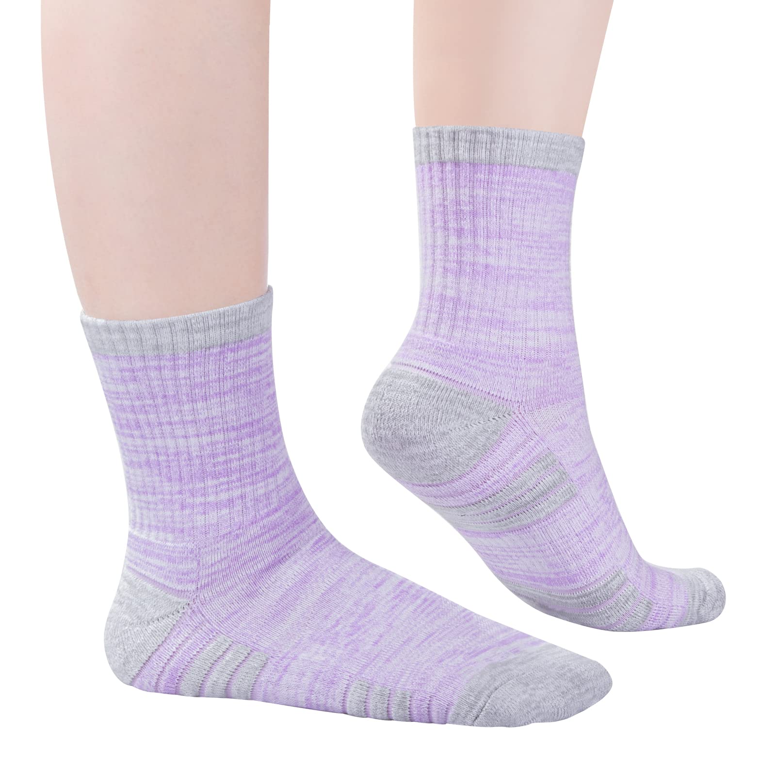 Women's Sweat-Wicking Anti-Odor Athletic Crew Socks for Gym & Everyday Wear