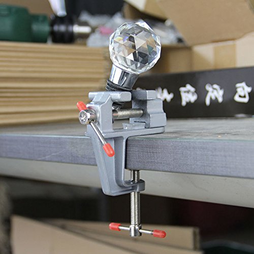 Mini Table Vice - 360° Swivel Workbench Clamp for Crafting, Hobby & Repair - Heavy Duty Bench Vise for Woodworking, Jewelry Making & DIY Projects - Perfect for Small Workshops & Home Garages