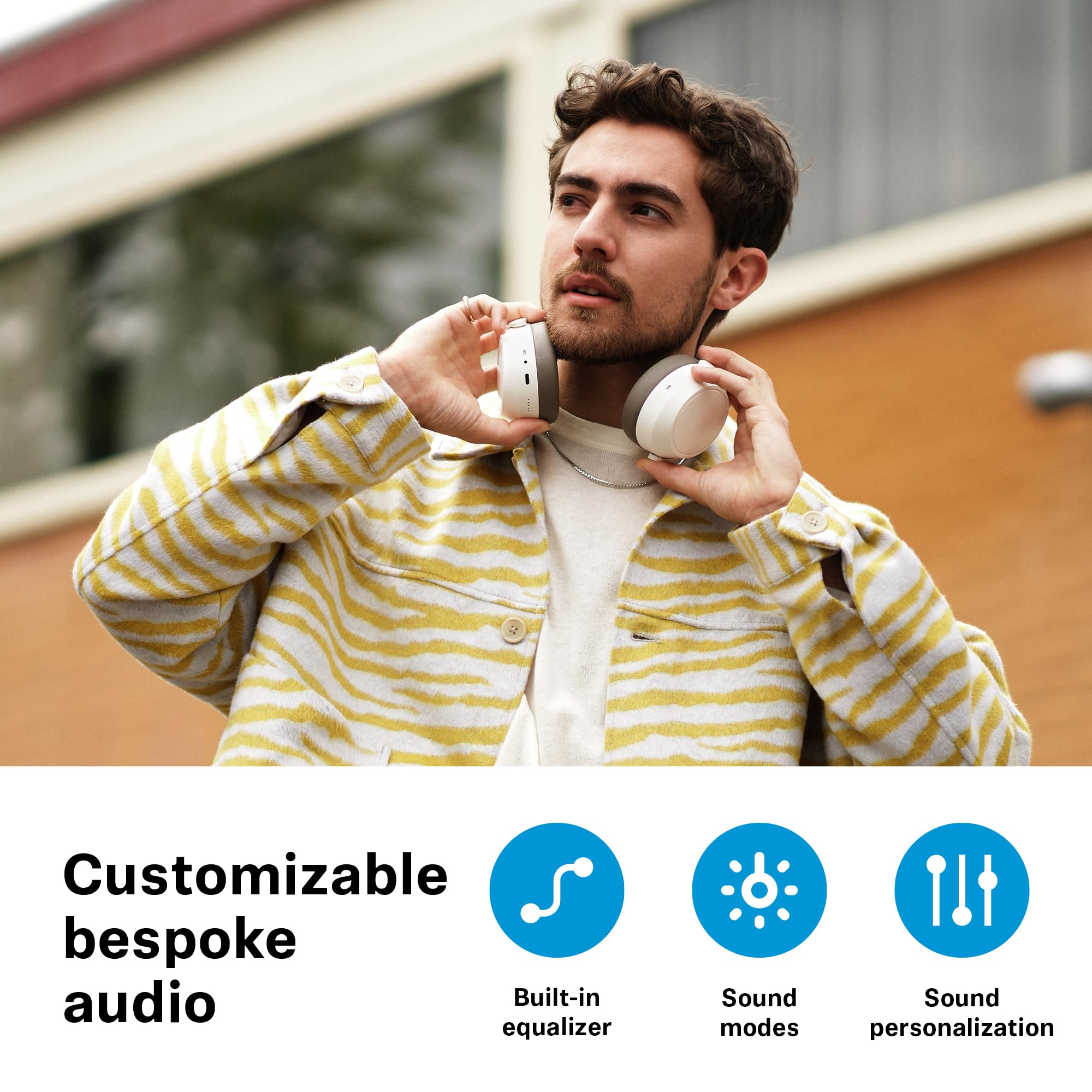 Sennheiser MOMENTUM 4 Wireless Special Edition Bluetooth Headphones with Adaptive Noise Cancellation - 60H Battery Life, Crystal Clear Calls, Customizable Sound - Black/Copper - Perfect for Travel, Work & Music Lovers