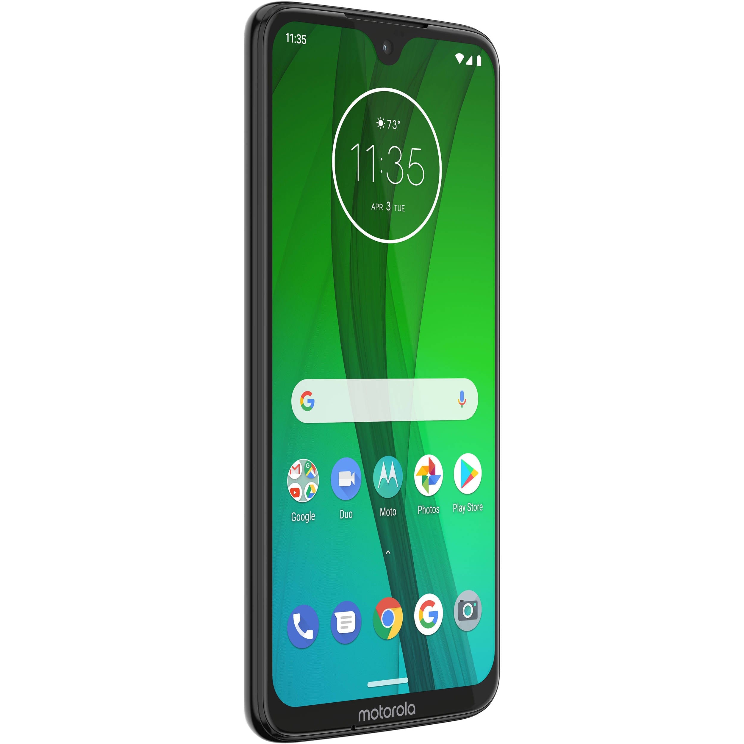 Unlocked Motorola Moto G7 64GB Smartphone - Ceramic Black | GSM/CDMA Compatible | Perfect for Travel, Work & Everyday Use