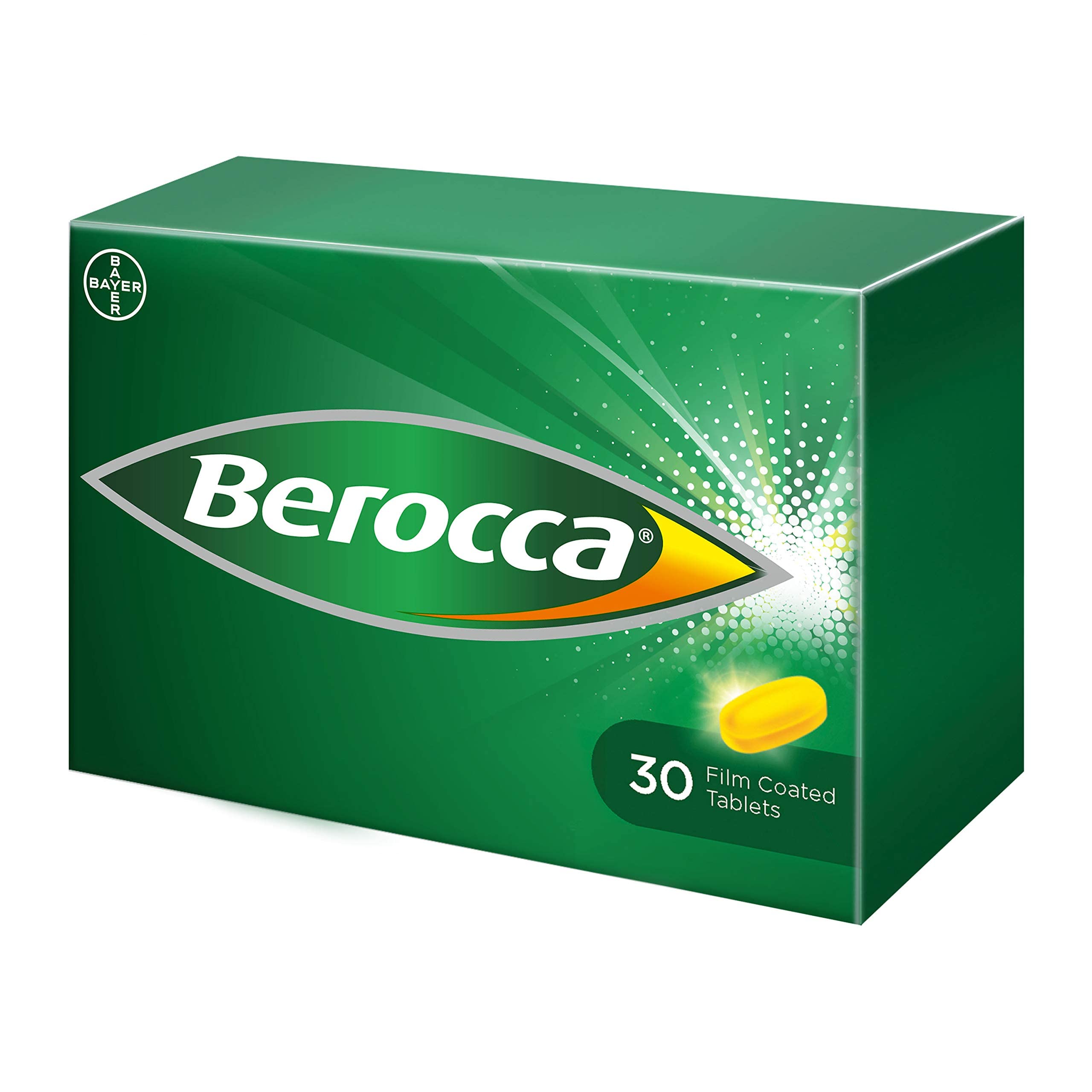 Berocca Multivitamin Effervescent Tablets - 30 Count | Immune Support & Energy Boost | Perfect for Workouts, Travel & Daily Wellness