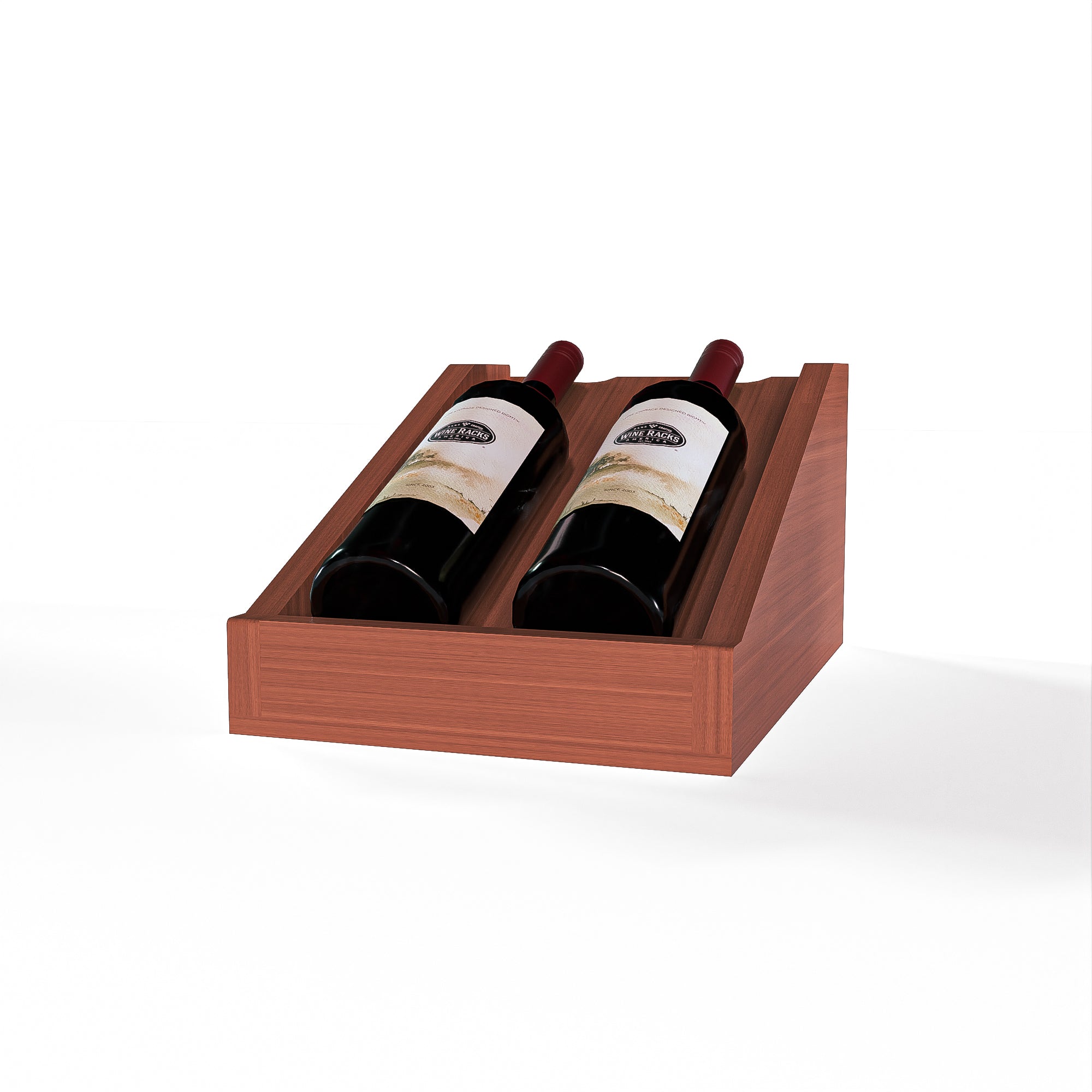 GrandCellar™ 2 Column Full Depth Wine Bottle Cradle Display Top - Premium Wine Rack for Cellar, Bar & Restaurant Storage - Perfect for Wine Enthusiasts & Commercial Use