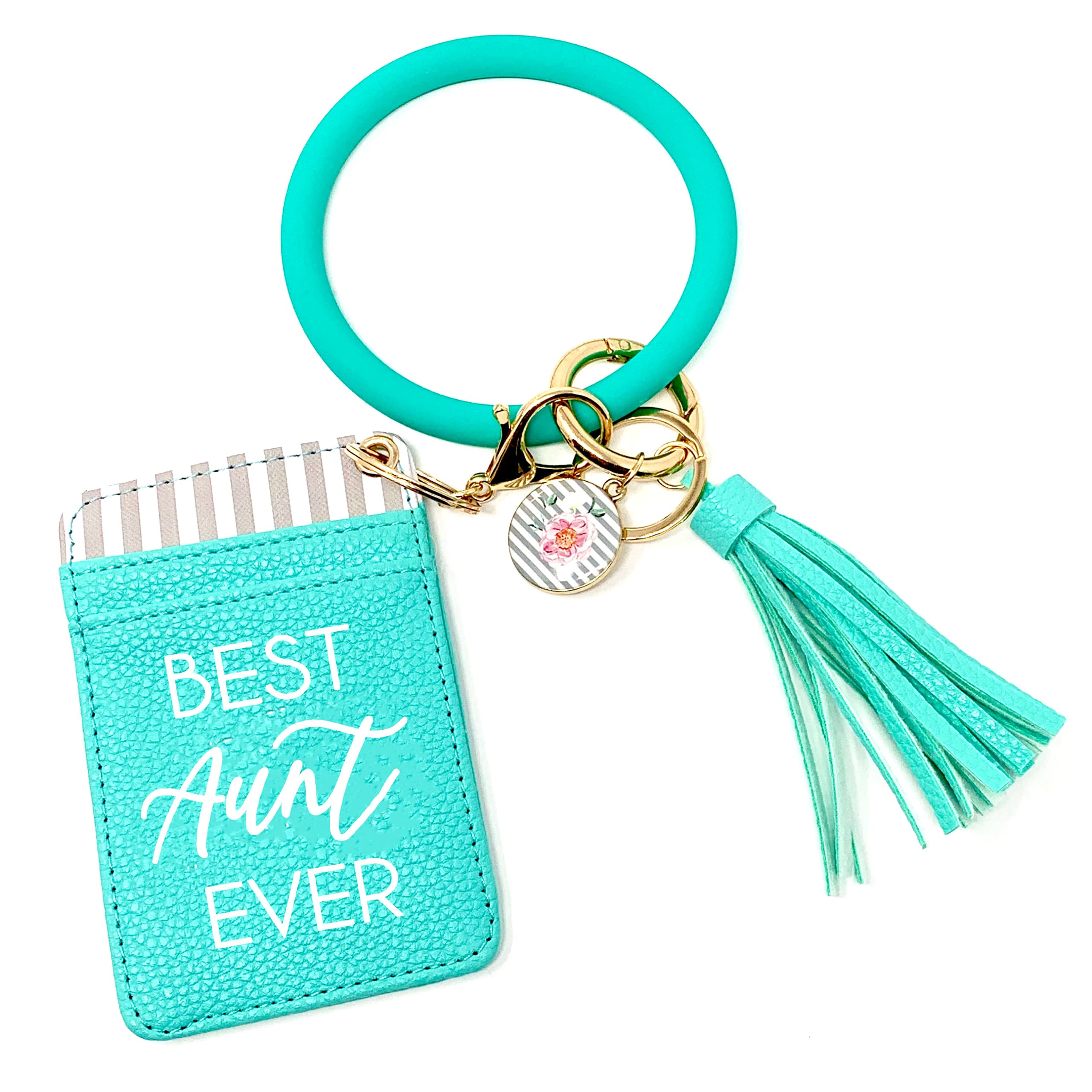 Stylish Women's Keychain Wallet - Fashionable & Compact Gift for Mom, Birthday, Travel & Everyday Use