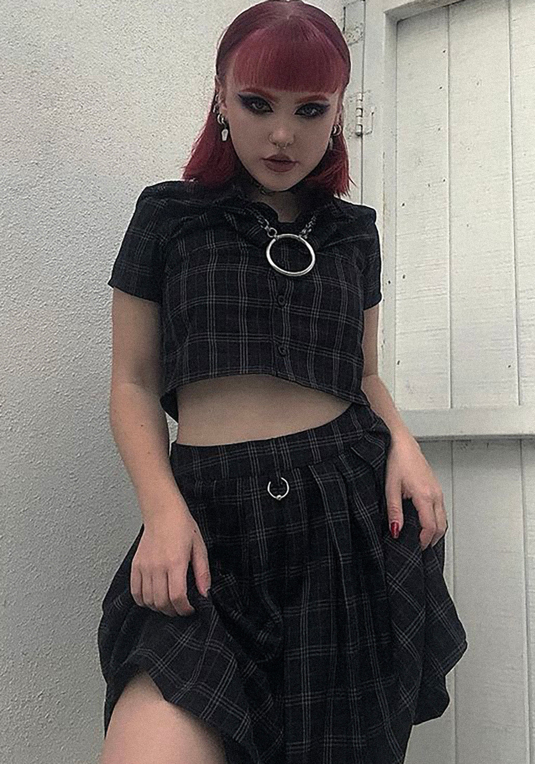 Jinx Check Co Ord Skirt - Stylish Plaid Skirt for Women | Perfect for Casual Outfits, Office Wear & Date Nights