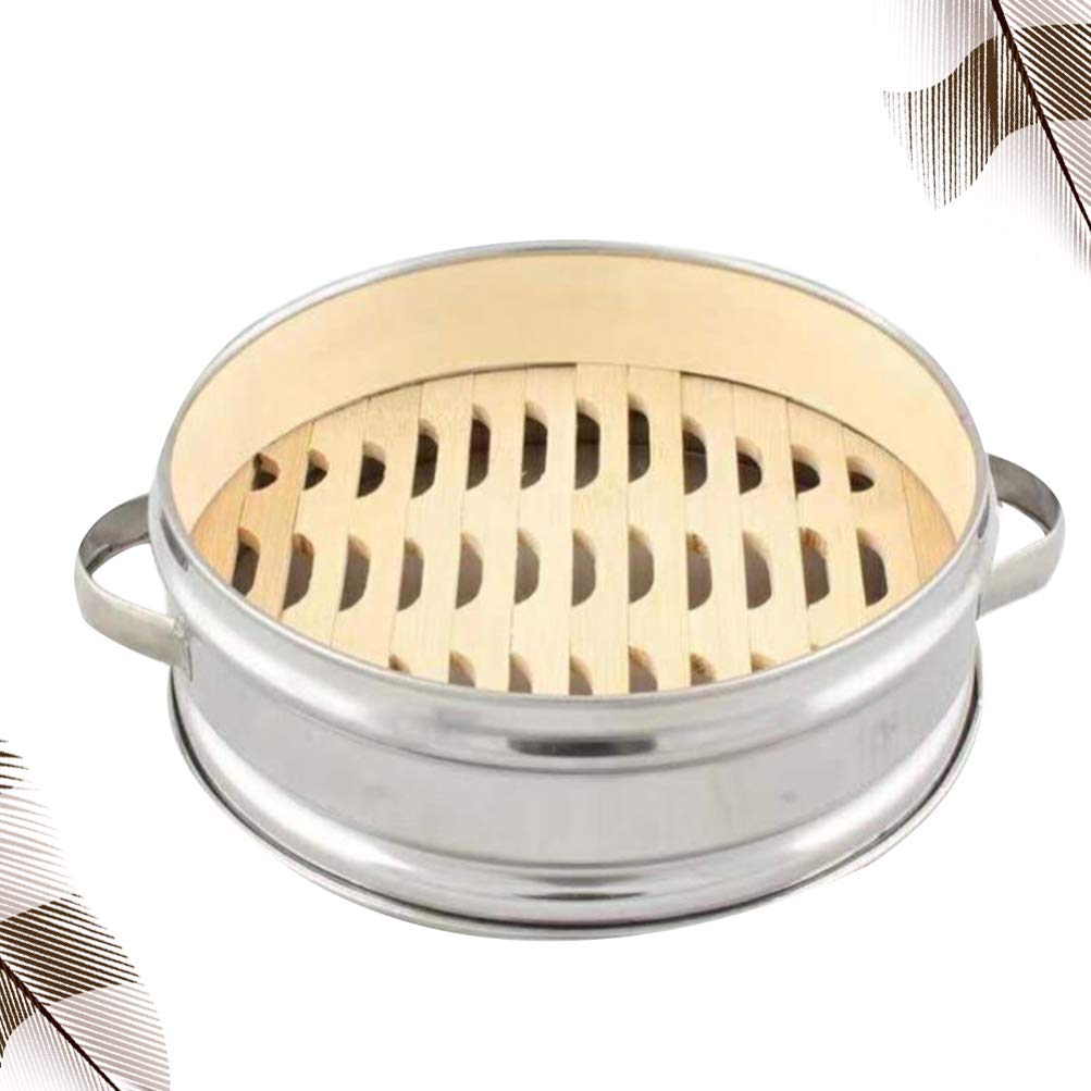 **Stainless Steel Food Steamer Basket - 3-Tier Steamer Rack for Dumplings, Buns & Vegetables | Durable Cookware for Healthy Cooking | Perfect for Asian Cuisine, Meal Prep & Kitchen Use**