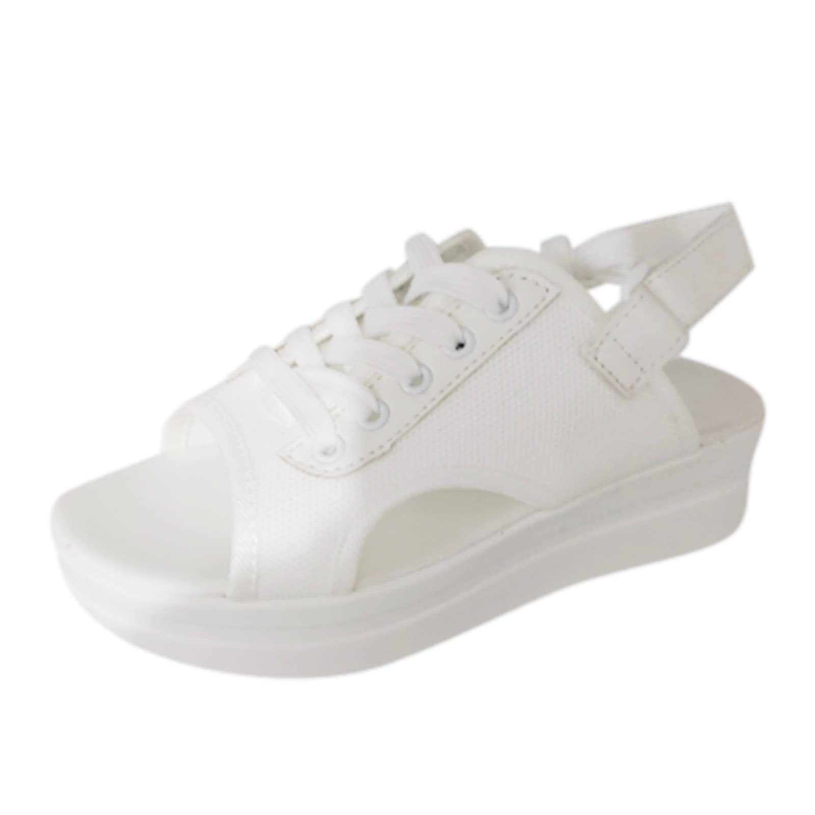 Women's Casual Outdoor Sandals - Breathable Thick Wedge Sliders for Summer Walking, Beach & Travel | Fashionable Comfortable Slip-On Shoes