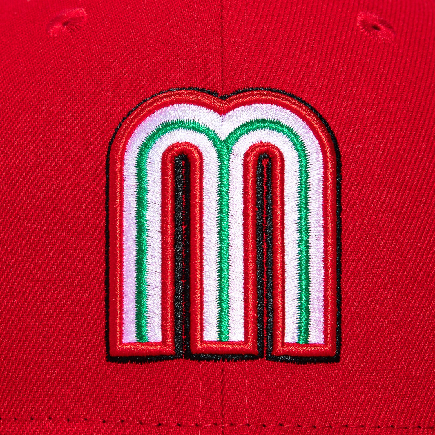 New Era 59Fifty Mexico World Baseball Classic Snapback Hat with Flag Patch - Red | Official MLB Licensed Baseball Cap for Fans & Sports Enthusiasts | Perfect for Games, Streetwear & Casual Outfits
