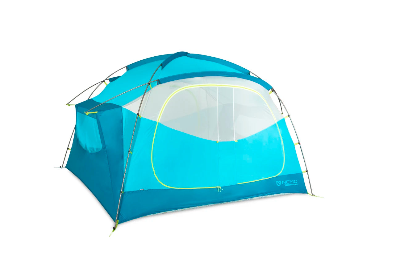 Aurora 6P High-Rise Camping Tent - 6 Person Waterproof Family Dome Tent with Rainfly - Perfect for Backpacking, Hiking & Outdoor Adventures