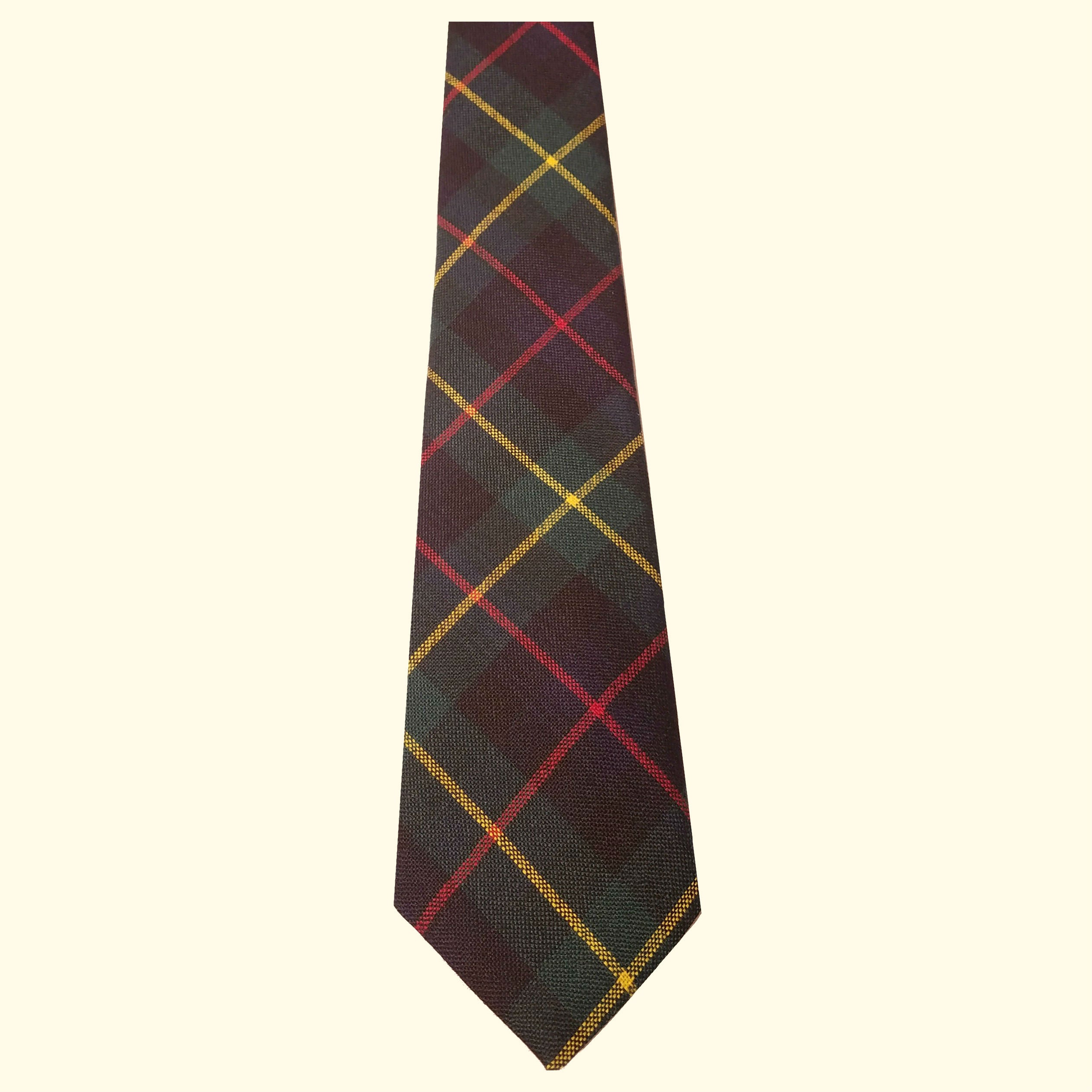 Premium Wool Tartan Neckties for Men - 99 Modern Color Patterns | Perfect for Weddings, Business & Formal Events