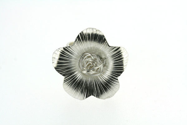 Phlox Flower Ring - Sterling Silver Jewelry for Women - Perfect for Weddings, Anniversaries & Romantic Gifts