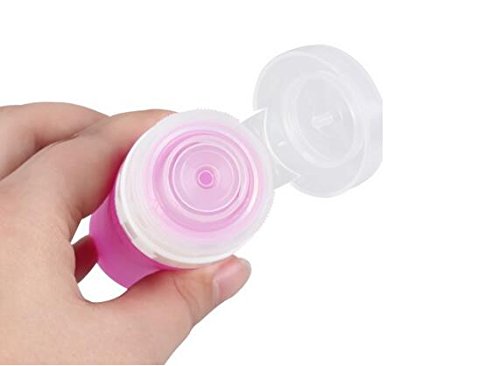 3PCS Leakproof Silicone Travel Bottles (80ml) - Empty Refillable Squeeze Tubes with Flip Top Cap for Shampoo, Lotion & Toiletries | TSA Approved for Airplane Carry-on | Perfect for Gym, Vacation & Daily Use