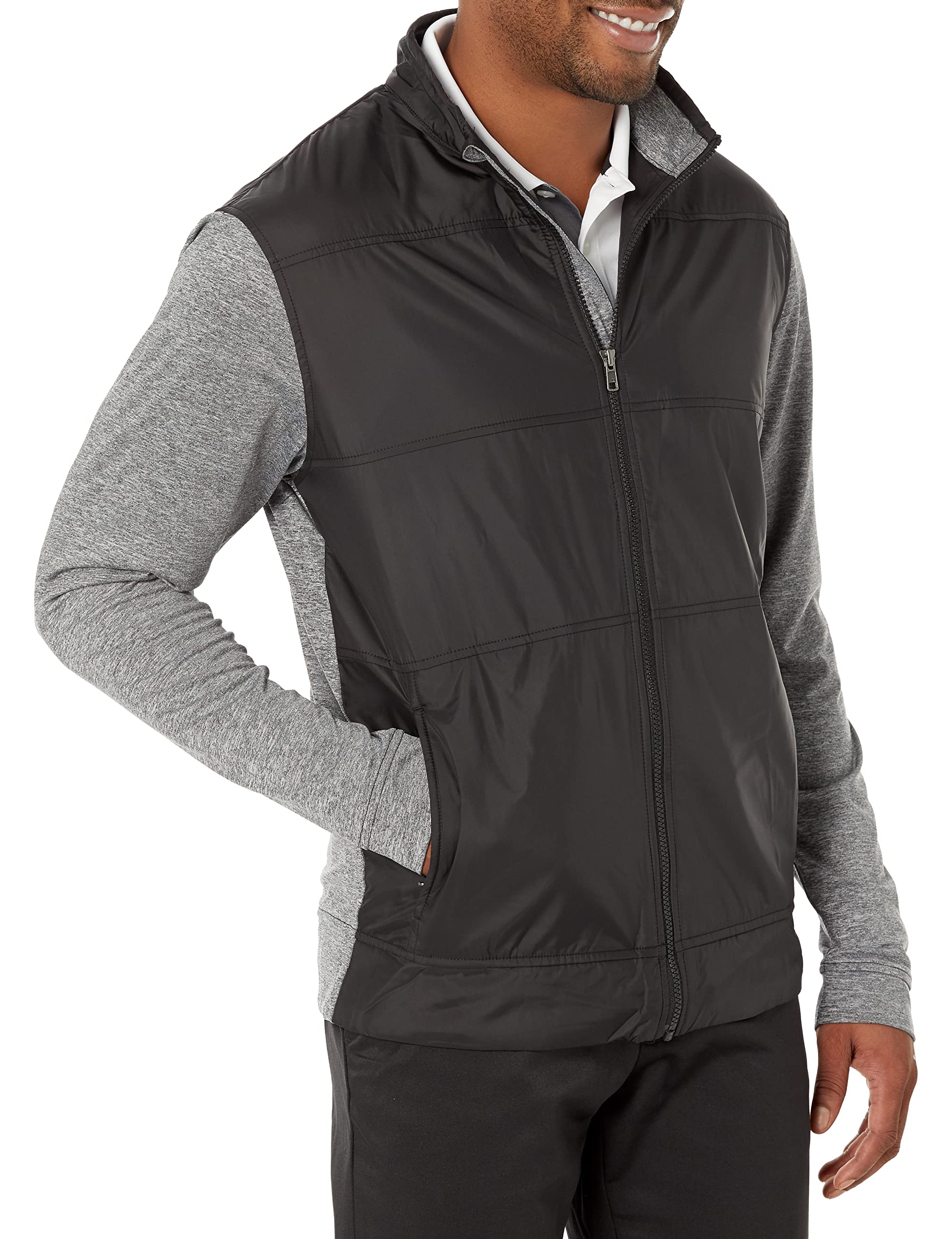 Cutter & Buck Men's NFL Stealth Drytec Quarter-Zip Jacket - Lightweight Water-Resistant Pullover for Football Fans - Perfect for Game Day, Tailgating & Outdoor Activities