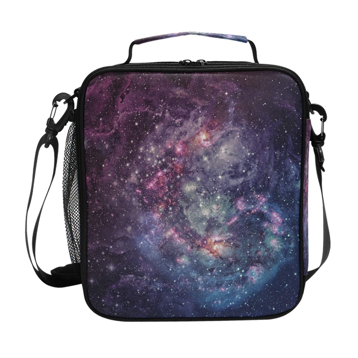 Top Carpenter Insulated Lunch Bag for Men, Women & Kids - Galaxy Space Nebula Design, Leak-Proof Food Container for School, Office & Picnics