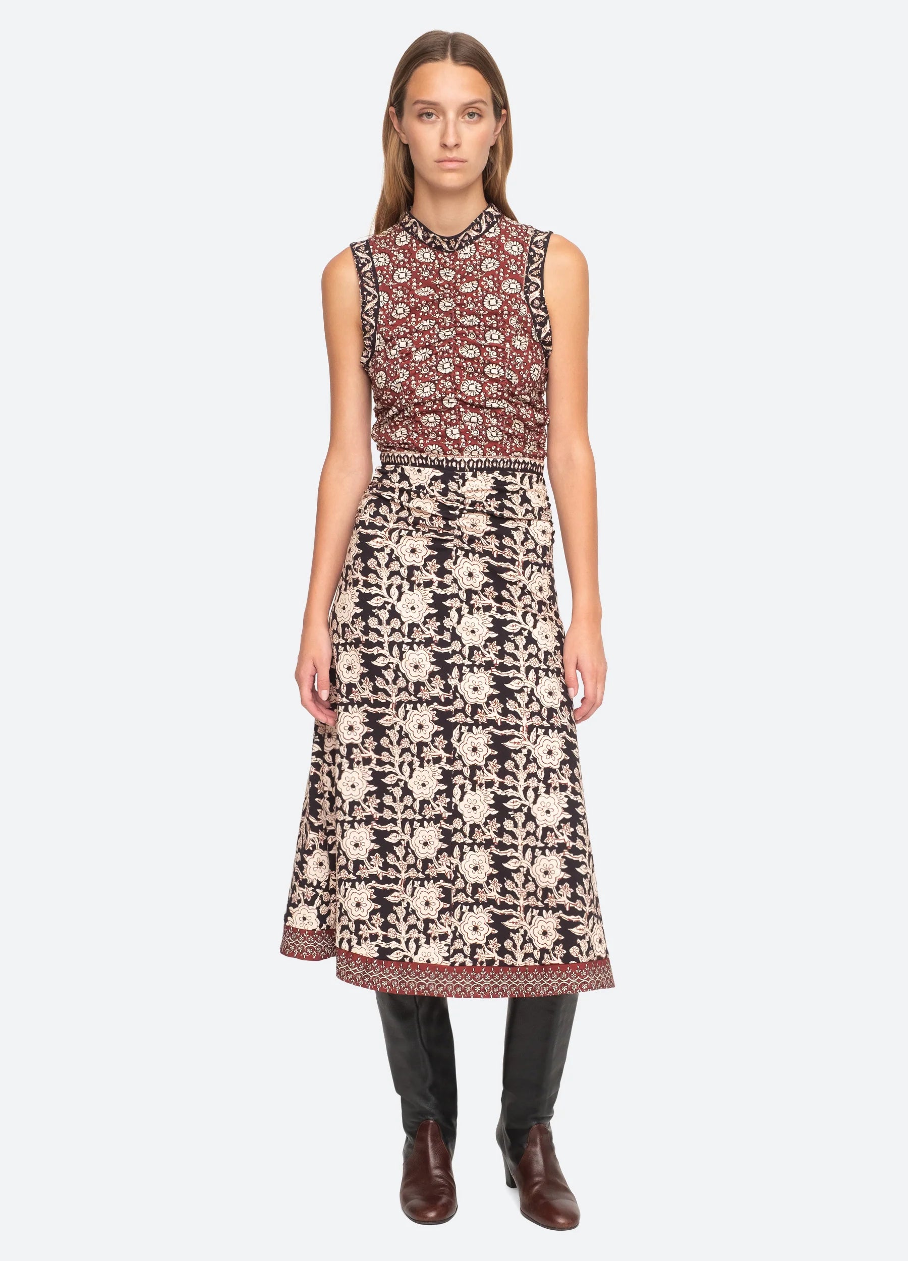 Danae Dress Women's Red Floral Summer Dress - Perfect for Beach Vacations, Parties & Date Nights