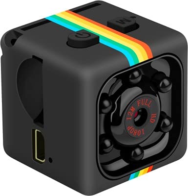 SQ11 HD Mini Camera - 720P/1080P Nanny Cam, Baby Monitor, Dashboard Cam with Night Vision & Infrared | No WiFi Needed | Perfect for Home Security, Baby Monitoring, Car Recording & Outdoor Activities