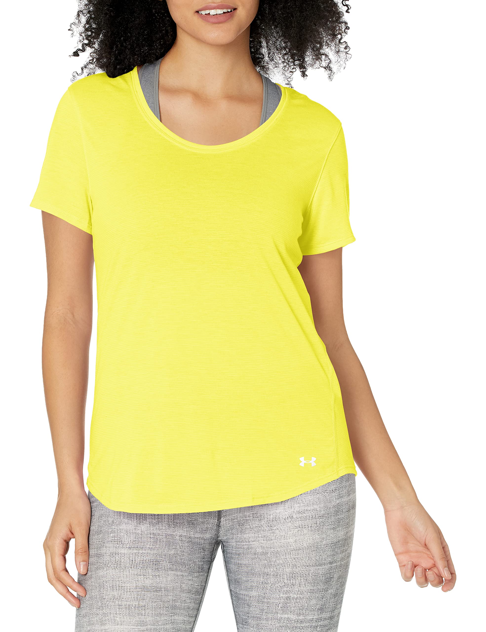 Under Armour Women's Streaker Short Sleeve Workout Top - Moisture Wicking Athletic Shirt for Running, Yoga & Gym Training