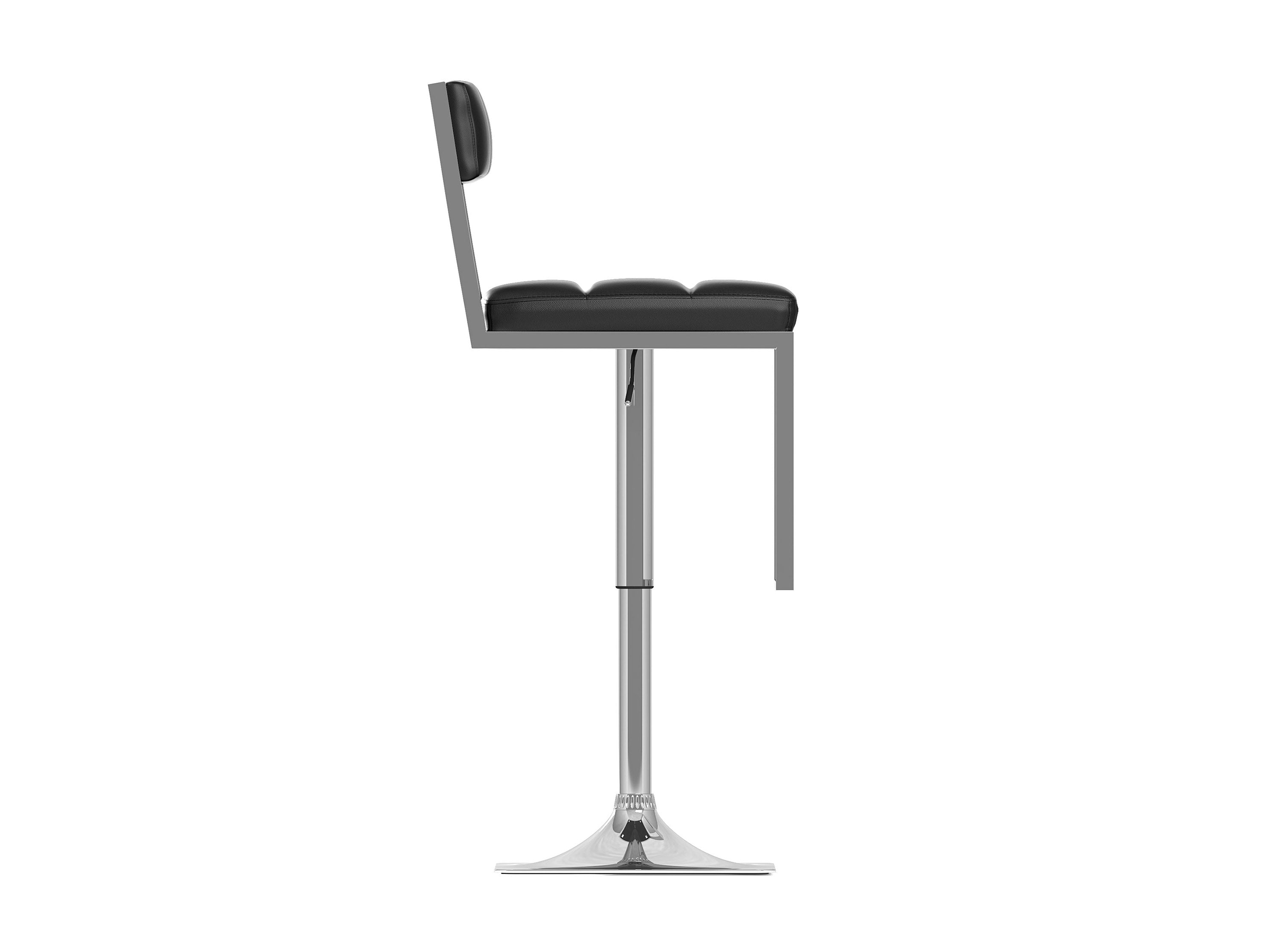 2 Pack Black Bar Stools - Modern Kitchen Counter Height Stools with Backrest - Perfect for Breakfast Bars, Kitchen Islands & Home Bars