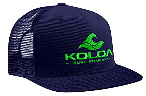 Navy/Navy With Neon Green Embroidered Logo