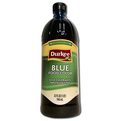 Durkee Blue Food Coloring - 6 Bottles (32 oz Each) - Perfect for Baking, Cake Decorating, and DIY Crafts