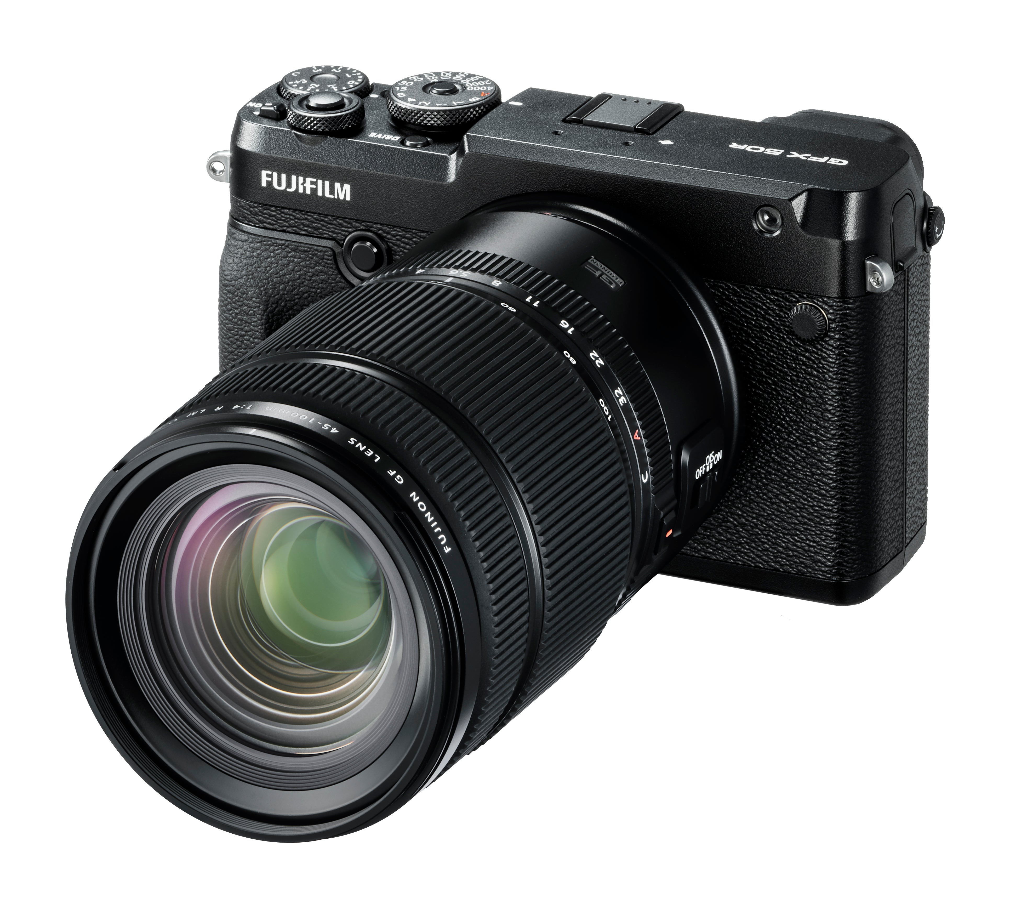 Fujifilm GF 45-100mm f/4 R LM WR Lens - Professional Medium Format Zoom Lens for Fujifilm GFX Cameras - Perfect for Portrait, Landscape, and Studio Photography