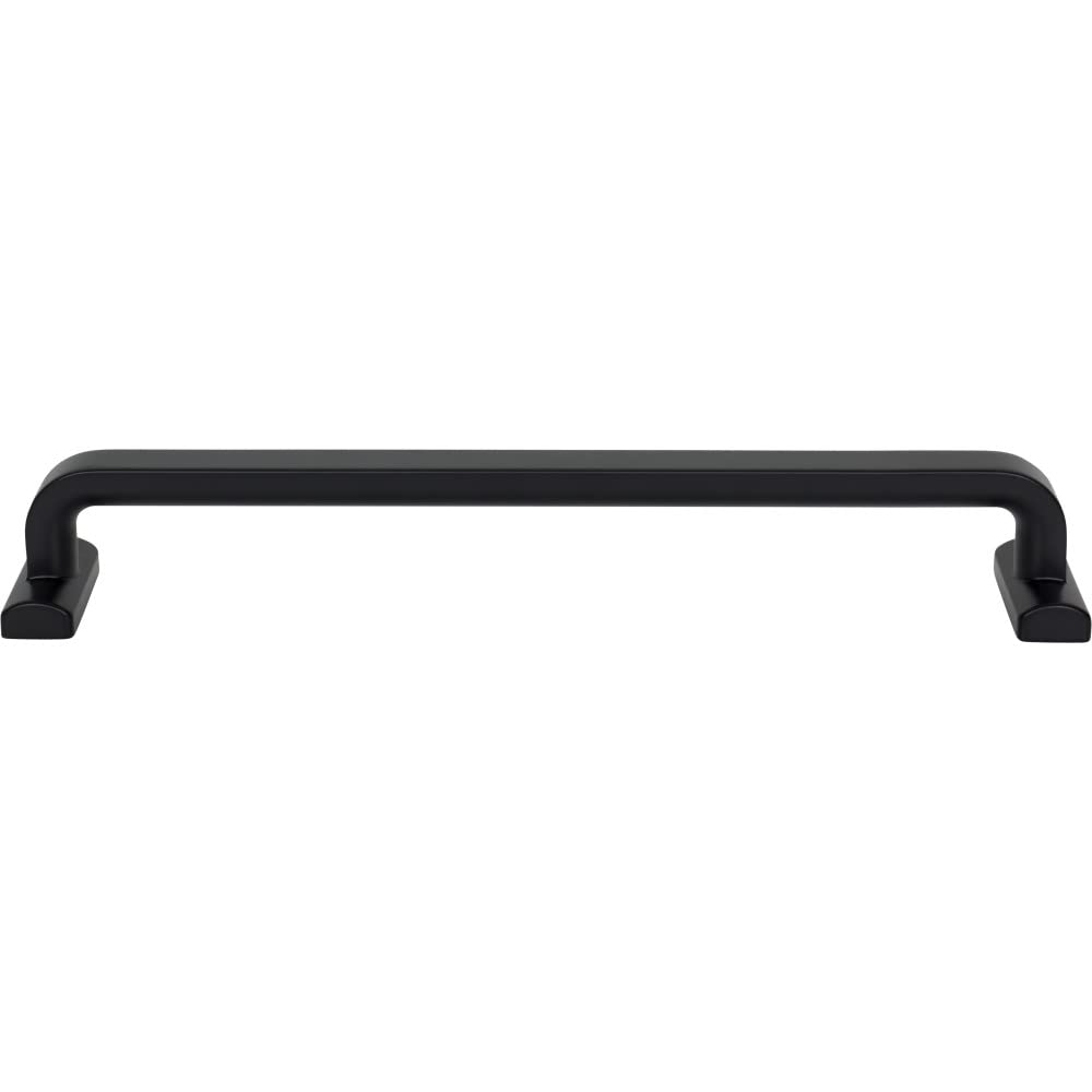 Top Knobs Harrison 12-Inch Appliance Pull in Flat Black - Perfect for Kitchen Cabinets, Drawers & Modern Home Upgrades
