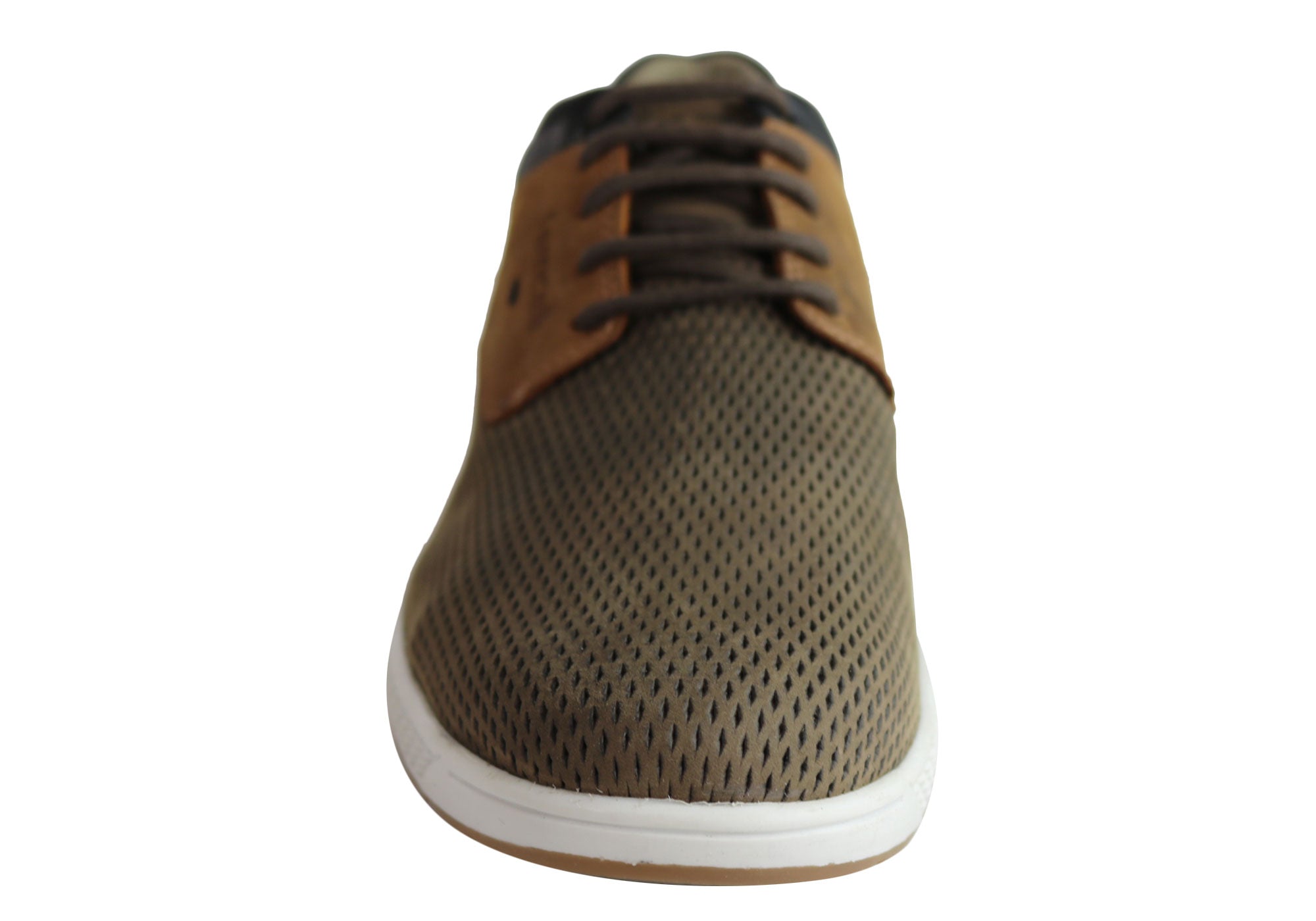 Ferricelli Burke Men's Genuine Leather Lace-Up Casual Shoes - Handcrafted in Brazil - Perfect for Office, Dating & Everyday Wear