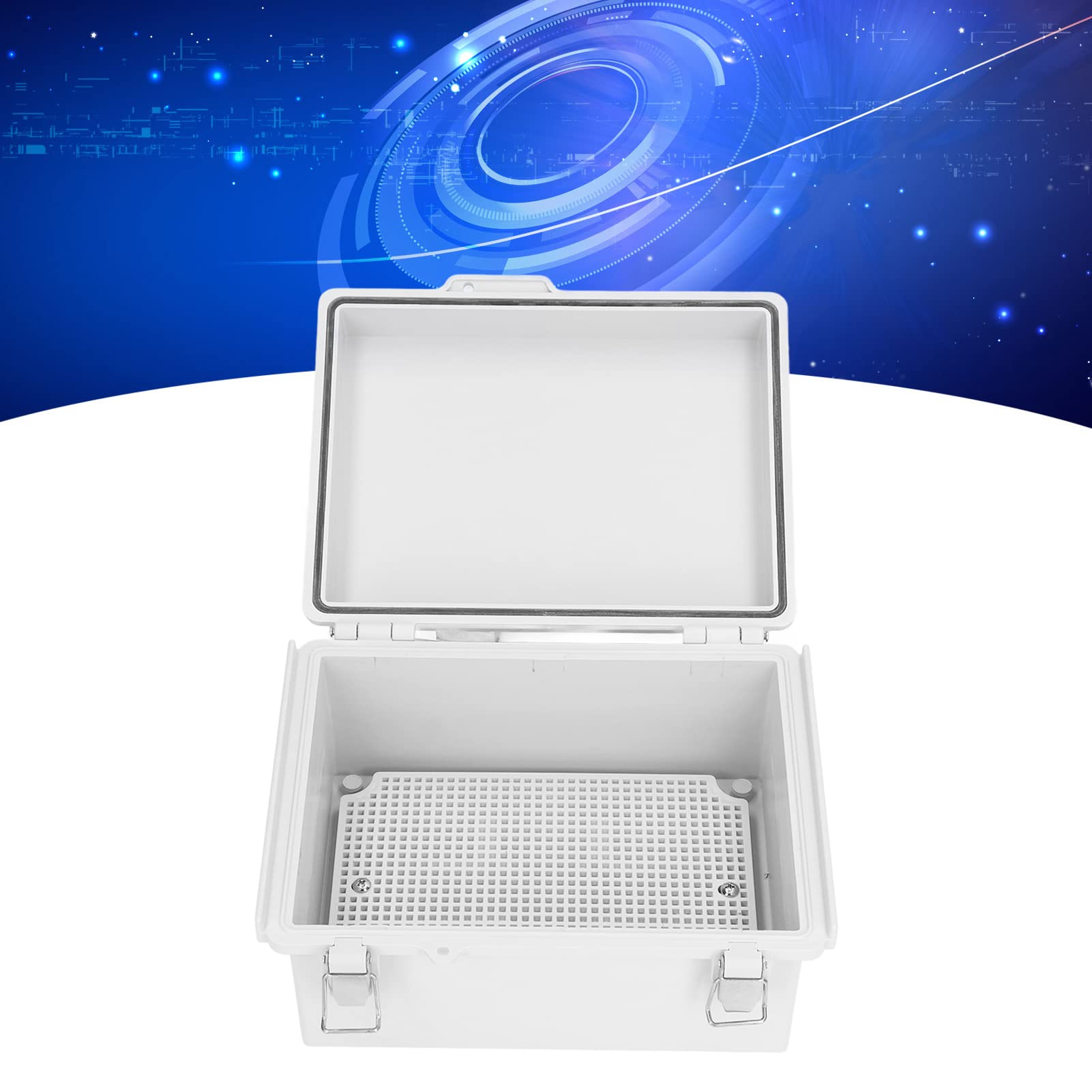 Agatige ABS IP67 Waterproof Junction Box 220x170x110mm for Indoor/Outdoor Electrical Projects