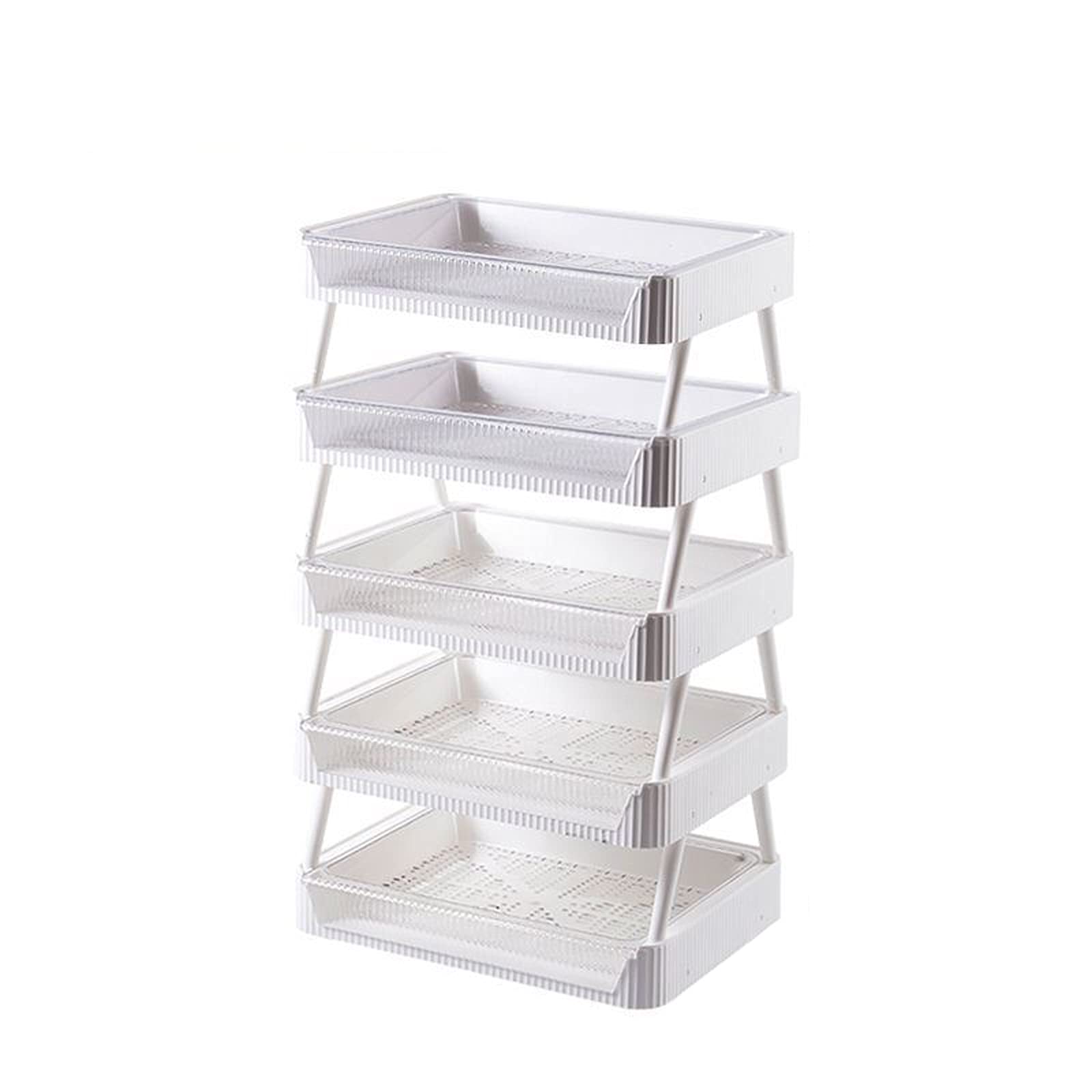 Foldable Wall-Mounted Food Prep Tray - Multi-Layer Kitchen Storage Rack for Hot Pot, Meal Prep & Side Dish Organization (Space-Saving, Durable) - Perfect for Small Kitchens, Restaurants & Buffet Setups