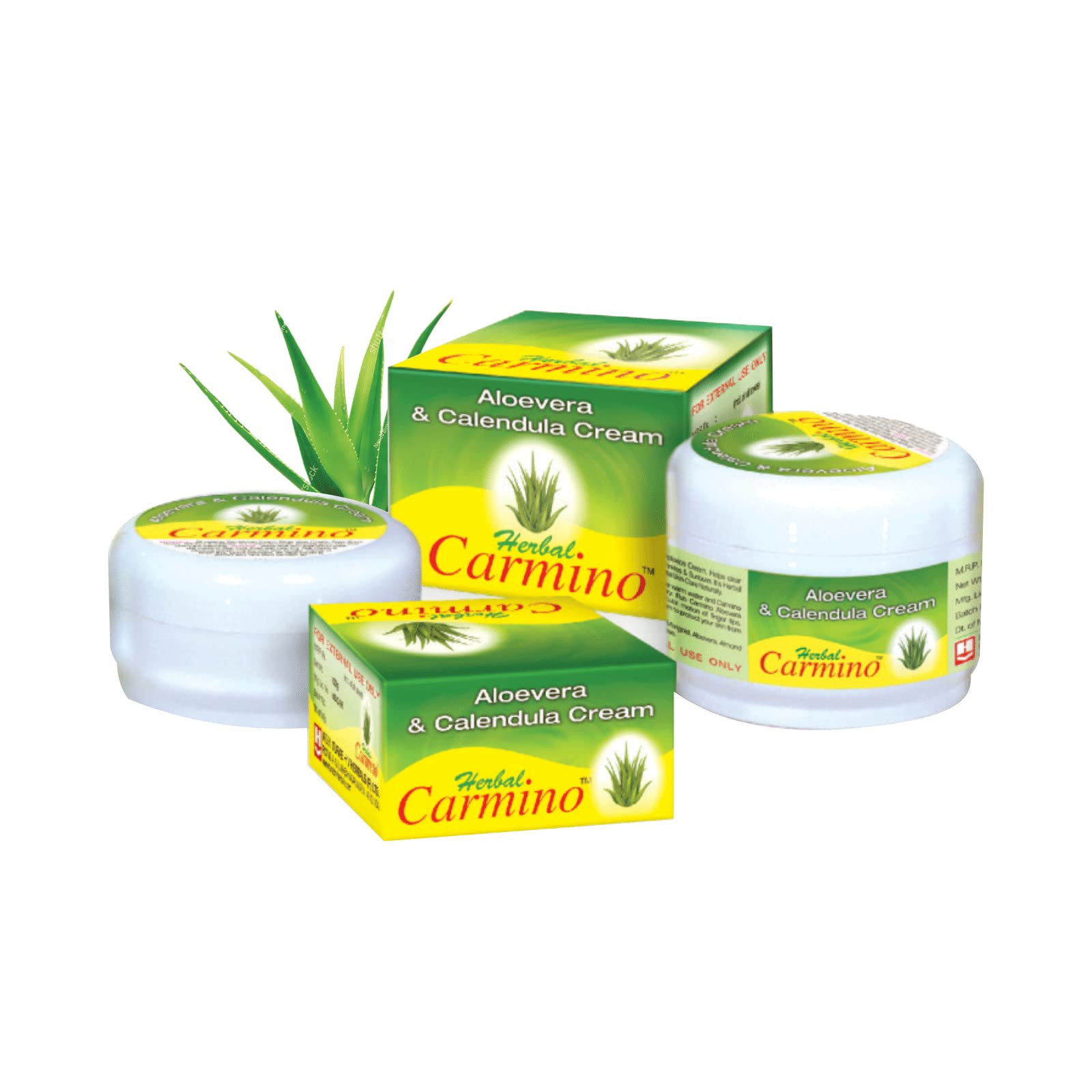 Best Day & Night Cream Combo for Glowing Skin - Carmino Aloe Vera Calendula Cream 100g & Complexion Cream 50g - Hydrating, Anti-Aging Skincare Set for Day and Night Use