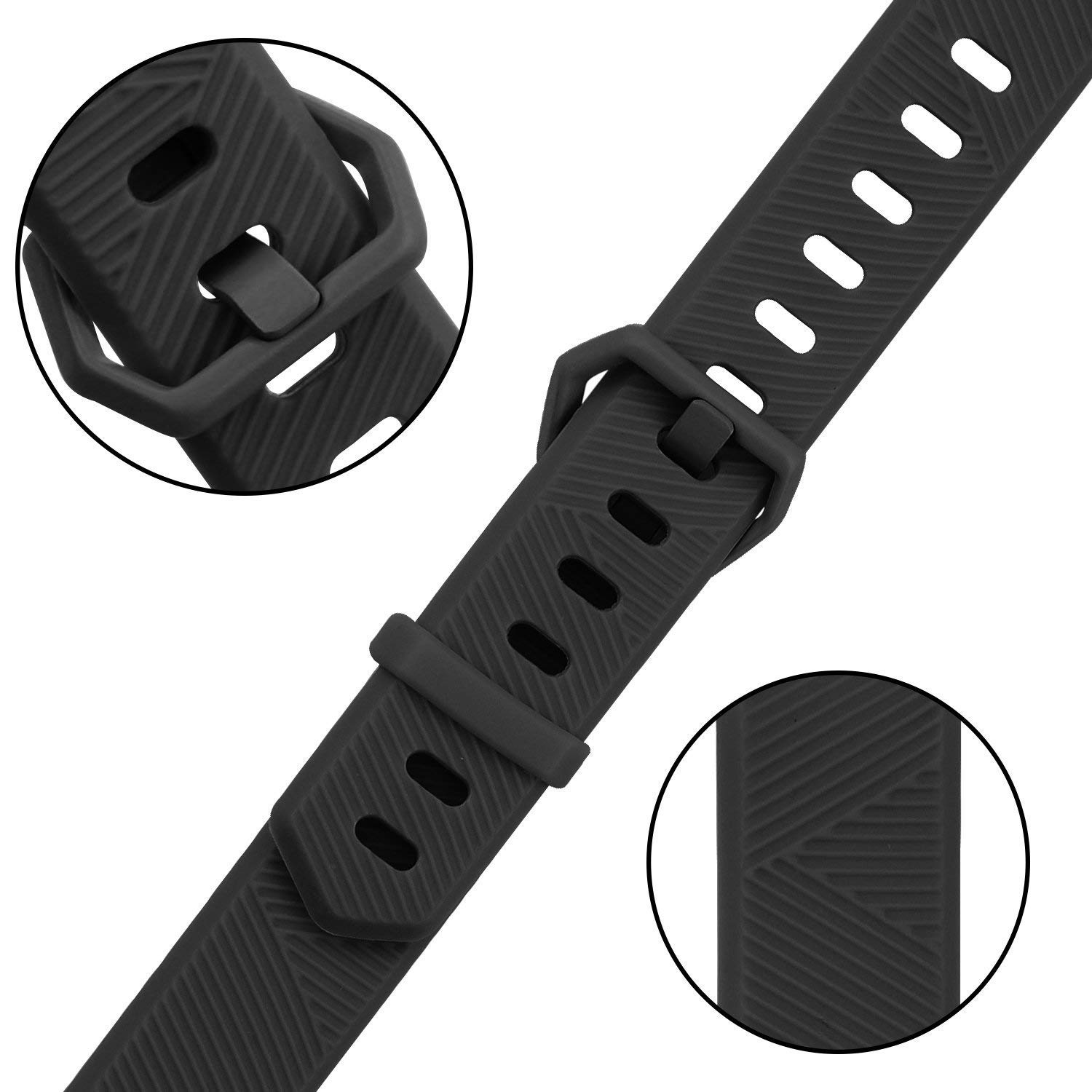 3 Pack Replacement Bands Compatible with Fitbit Alta & Alta HR - Adjustable Soft Silicone Sport Wristbands for Women & Men - Perfect for Fitness Tracking, Running & Daily Wear