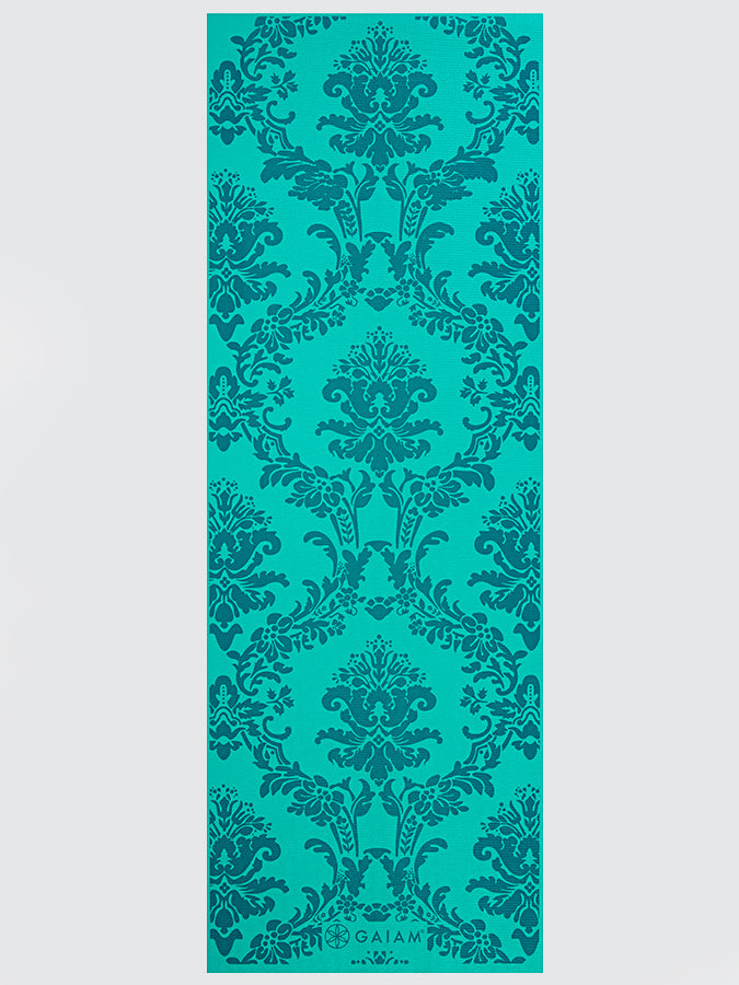 Gaiam Neo Baroque Yoga Mat 4mm - Non-Slip Exercise Mat for Yoga, Pilates & Home Workouts - Perfect for Studios, Gyms & Travel