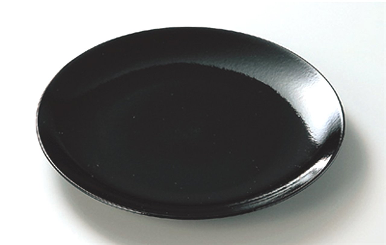 Premium Japanese Yuzu-Tenmoku Porcelain Set of 2 Large Plates - Authentic Banko-Yaki Traditional Craftsmanship - Elegant Dinnerware for Fine Dining & Special Occasions