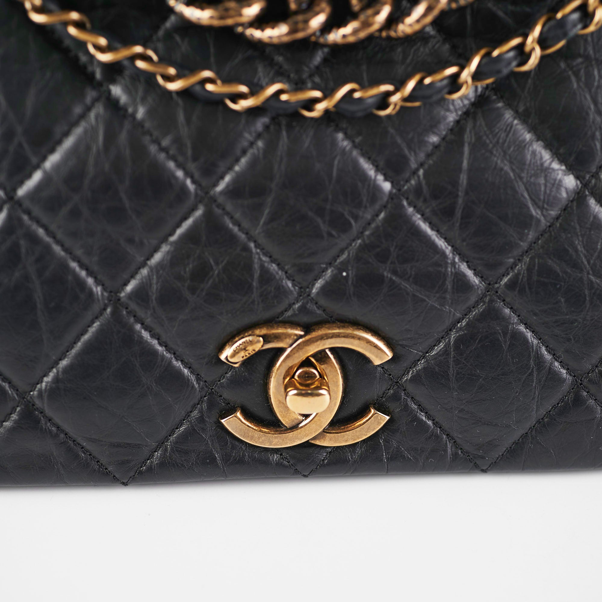Chanel Pondichery Handbag - Luxury Leather Shoulder Bag for Women, Black - Perfect for Work, Travel & Evening Events