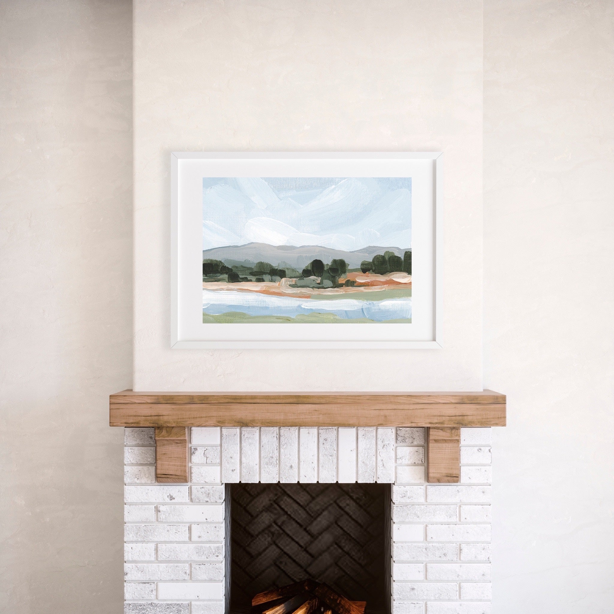 San Isabel Art Print - Handmade Canvas Wall Decor for Living Room, Bedroom & Office - Nature Landscape Painting for Home & Office Decor