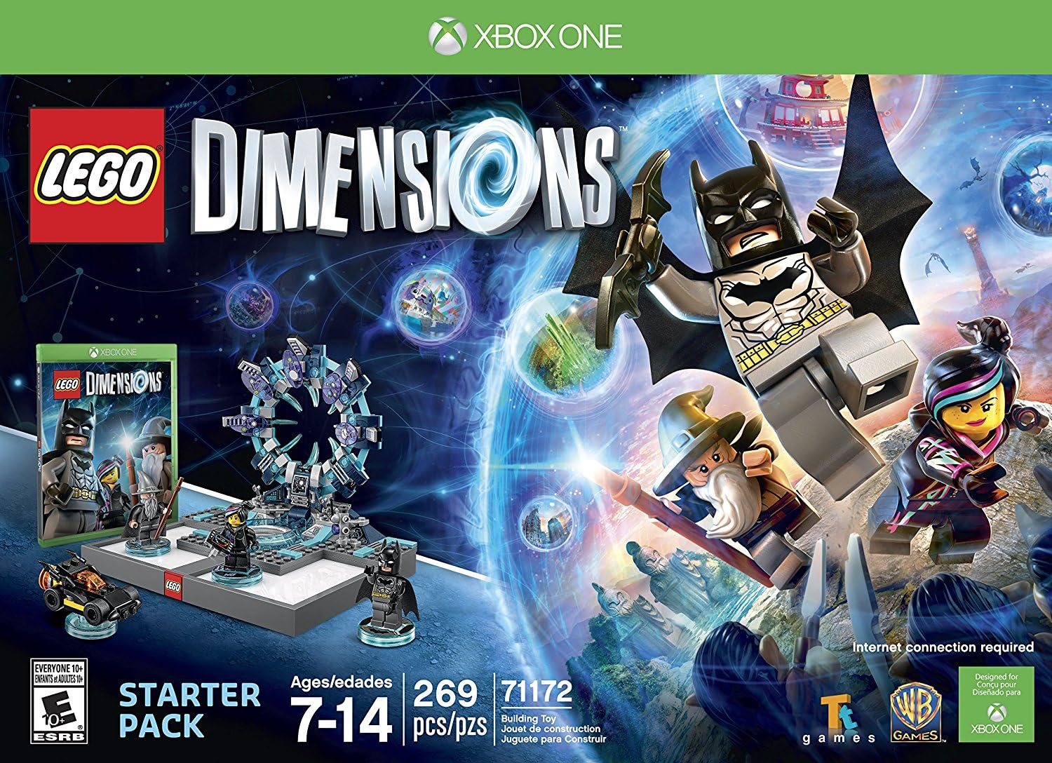 LEGO Dimensions Starter Pack for Xbox One - Build & Play with LEGO Video Game Characters | Perfect for Kids & Family Game Nights