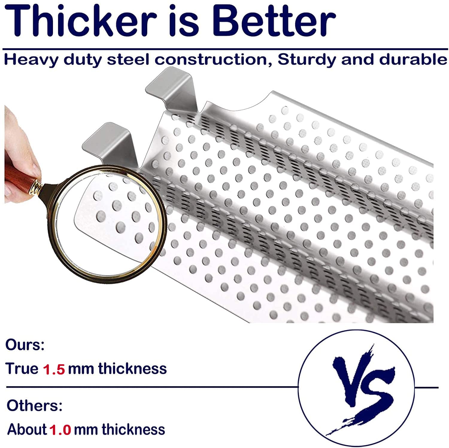 Viking Oven Burner Tube Heat Plate Shield Grill Replacement Parts - Compatible with 316-911, VGBQ 30